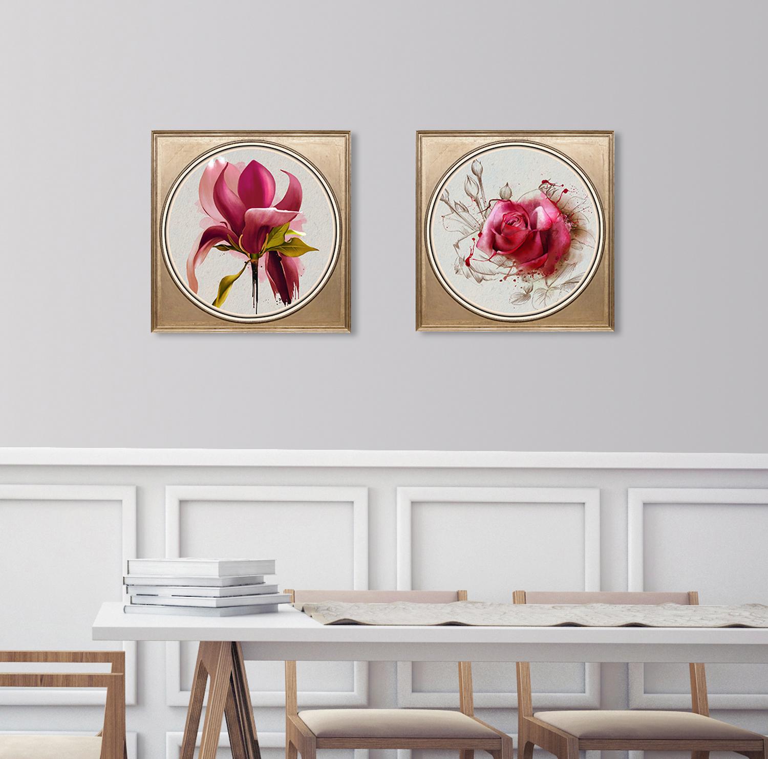 queence Acrylglasbild "Magnolie" günstig online kaufen