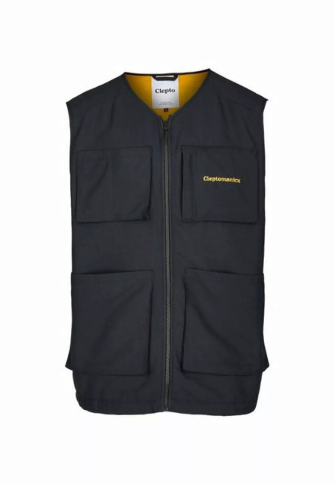 Cleptomanicx Kurzweste Weste Cleptomanicx Square Vest, G L, F black günstig online kaufen