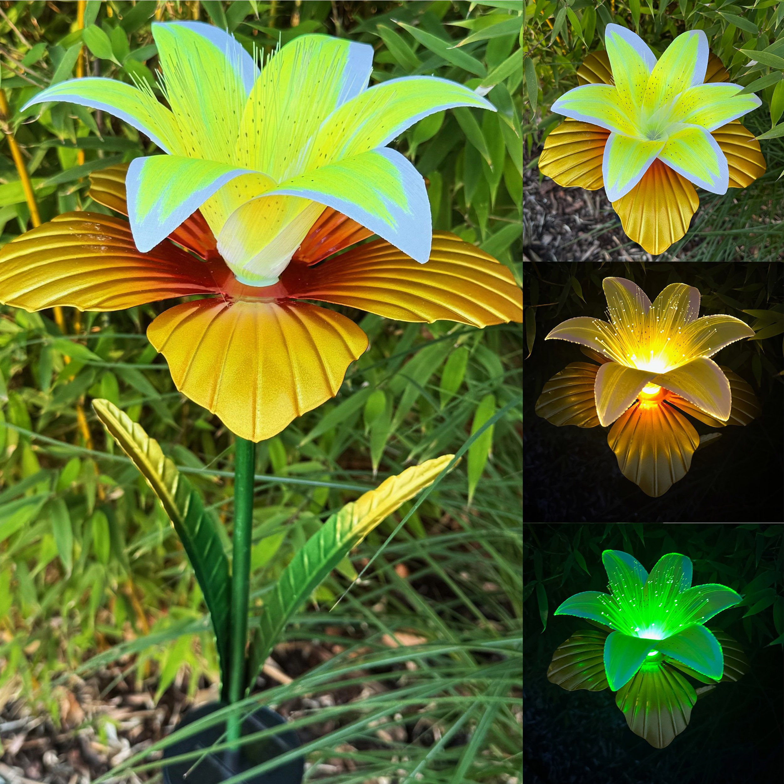 Online-Fuchs Gartenstecker aus Metall - LED günstig online kaufen