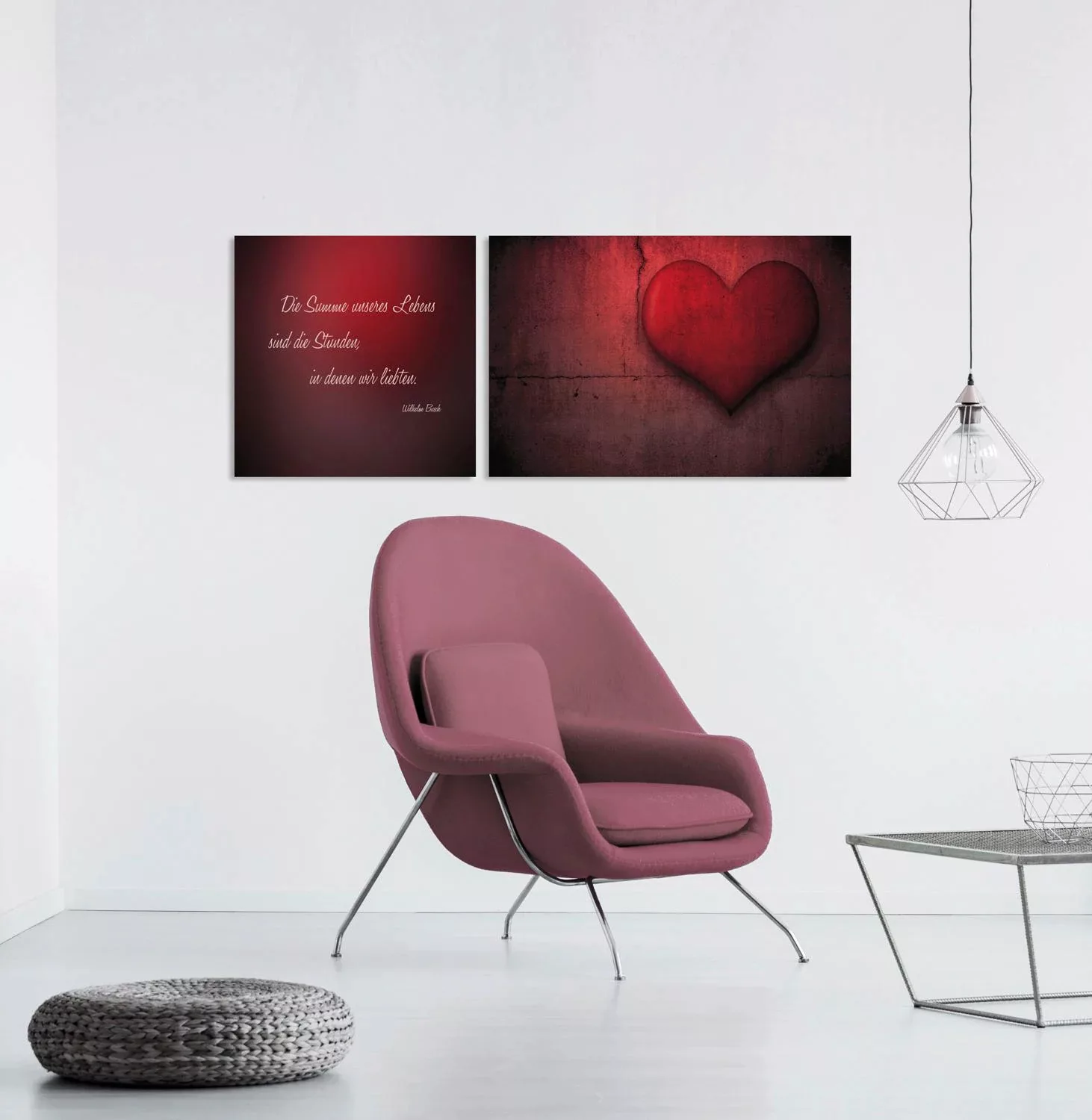 queence Leinwandbild »Sünden«, Herz-Herzbilder-Kunst-Modern-Spa-Spa Bilder- günstig online kaufen