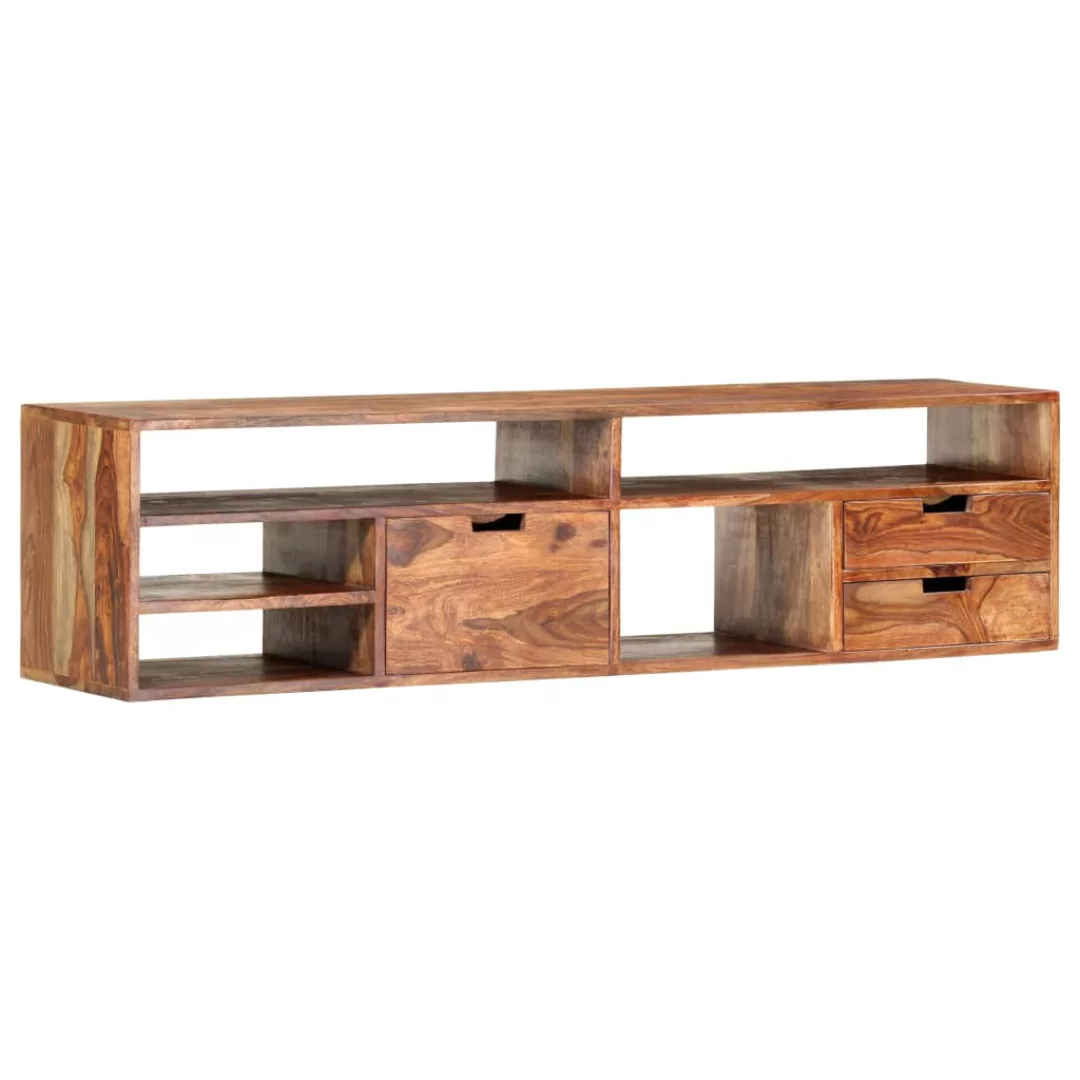 Tv-schrank 140x30x35 Cm Massivholz Palisander günstig online kaufen