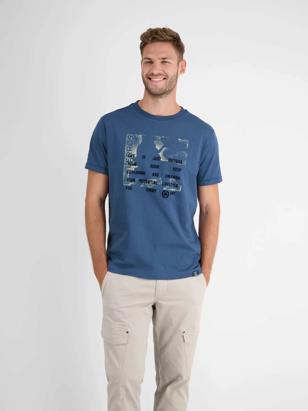 LERROS T-Shirt "LERROS T-Shirt, Graphic Print" günstig online kaufen