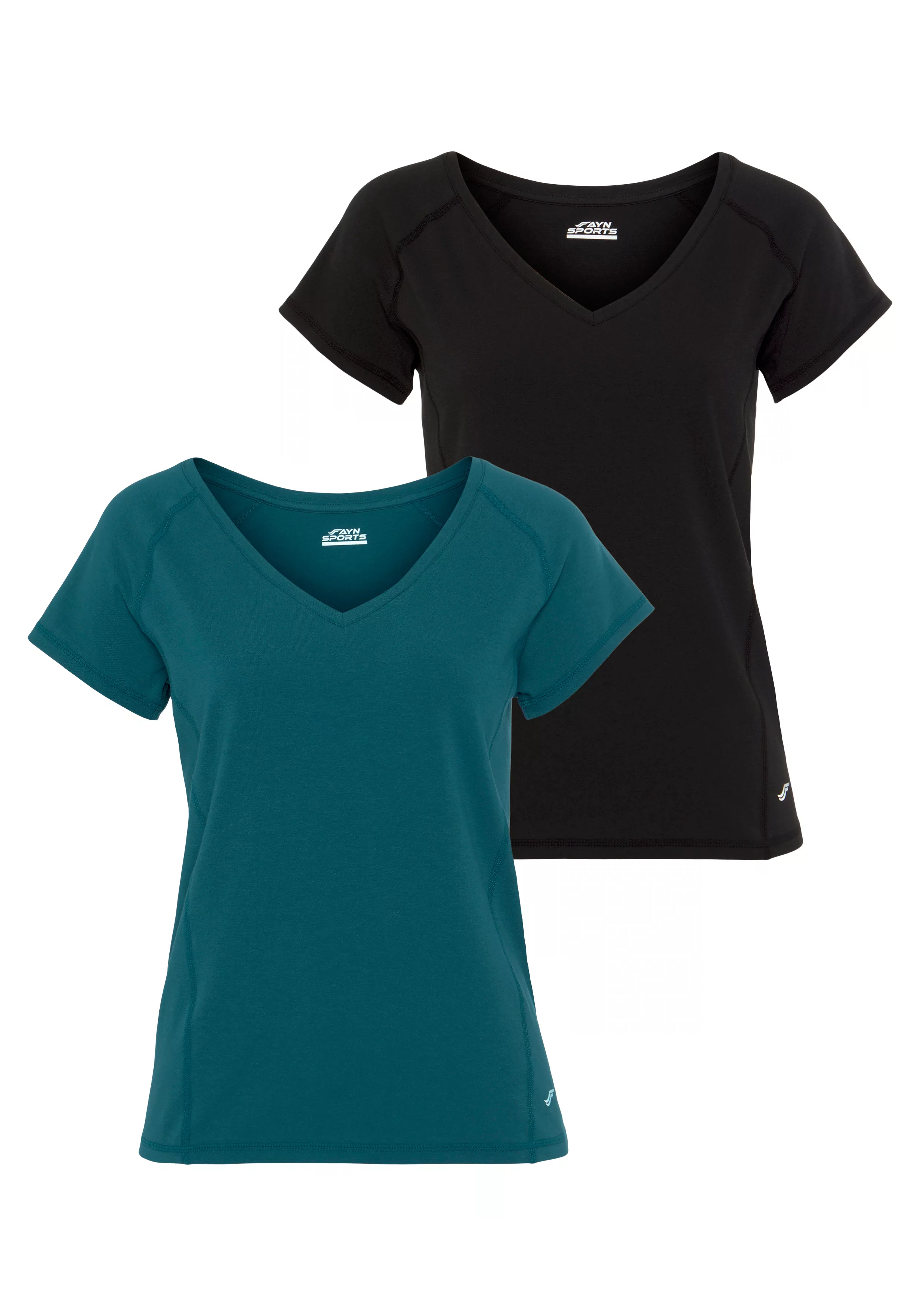 FAYN SPORTS T-Shirt "Double Pack Essential", (Packung, 2 tlg., 2er-Pack) günstig online kaufen