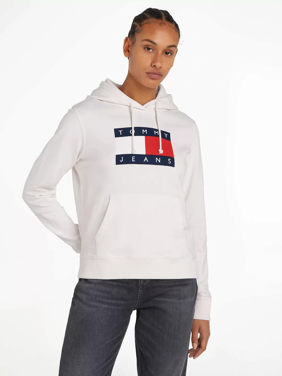 Tommy Jeans Kapuzensweatshirt "TJW REG TOMMY FLAG HOODIE EXT", mit Kapuze, günstig online kaufen