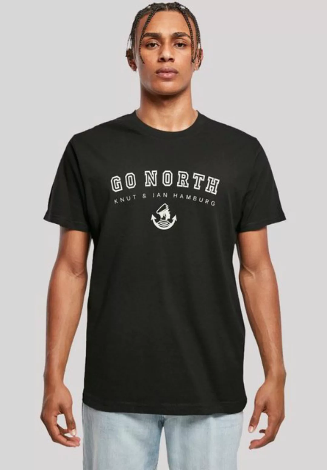 F4NT4STIC T-Shirt Go North Print günstig online kaufen