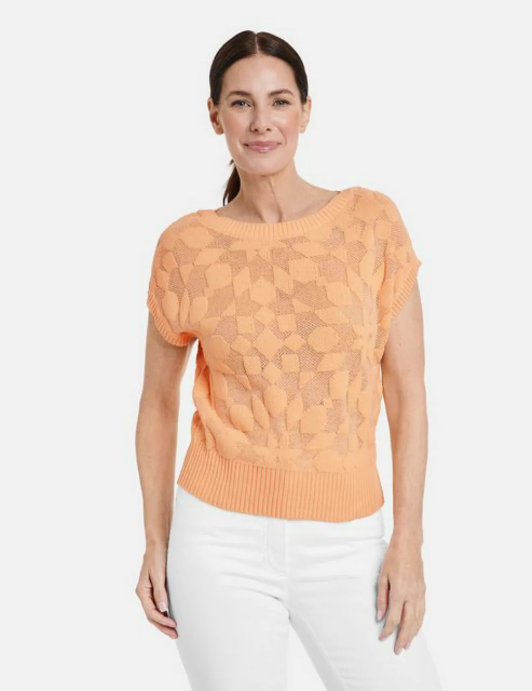 GERRY WEBER Pullunder Pullunder mit Strickmuster günstig online kaufen