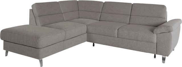 sit&more Ecksofa "Sorano L-Form", wahlweise mit Bettfunktion und Bettkasten günstig online kaufen