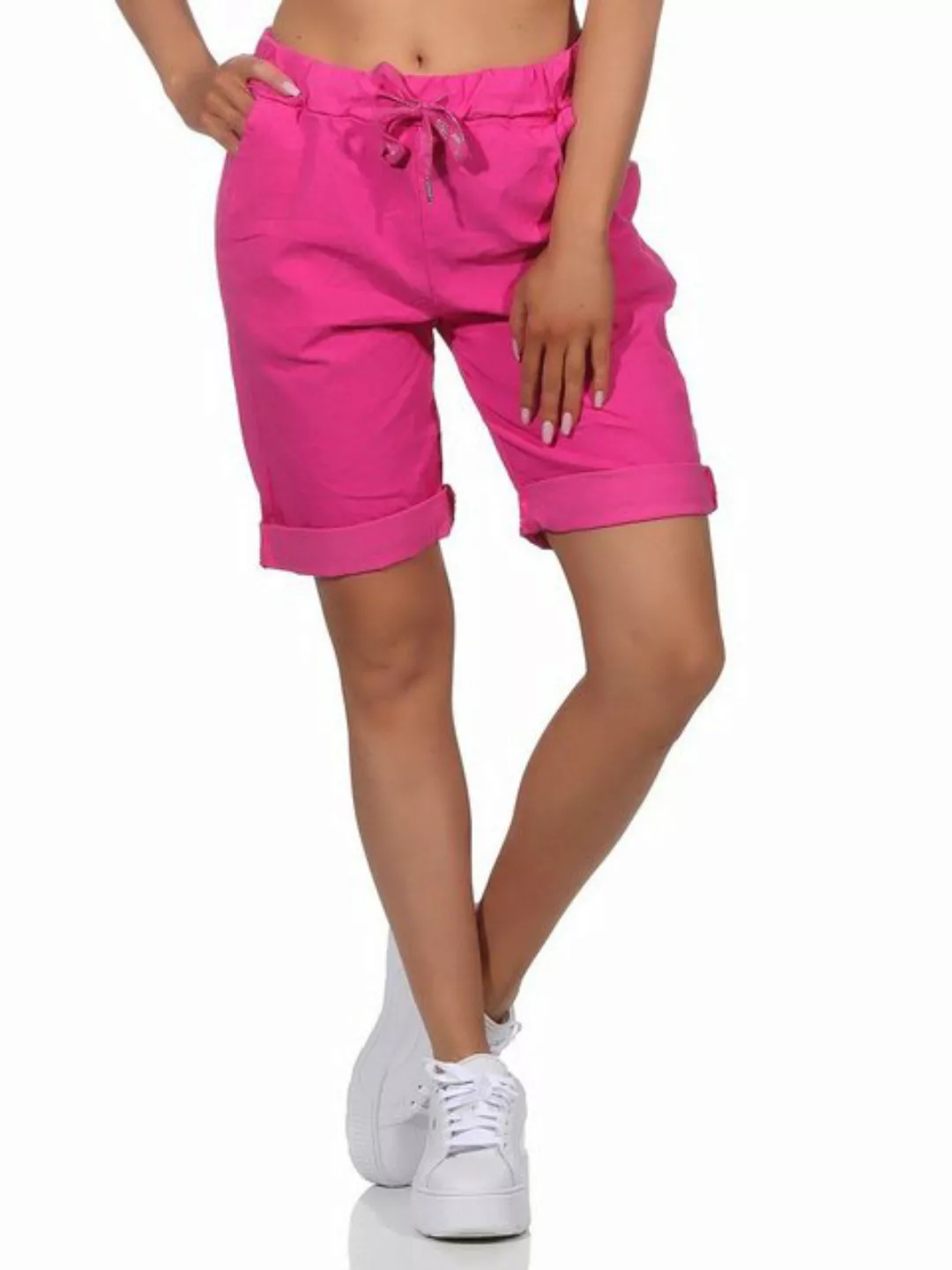 Aurela Damenmode Chinoshorts Damenhose Kurze Damen Sommerhose Chino Shorts günstig online kaufen