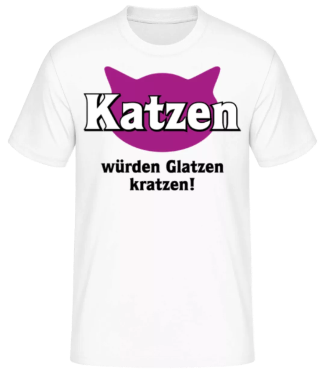 Katzen Würden Glatzen Kratzen · Männer Basic T-Shirt günstig online kaufen