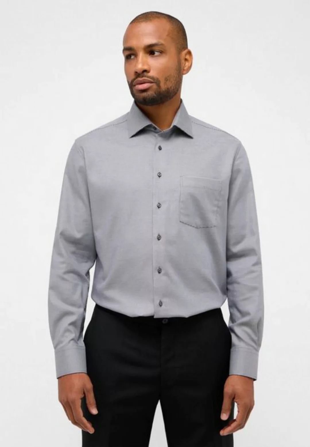 Eterna Businesshemd - Hemd langarm - modern fit - bügelfrei - Twill günstig online kaufen