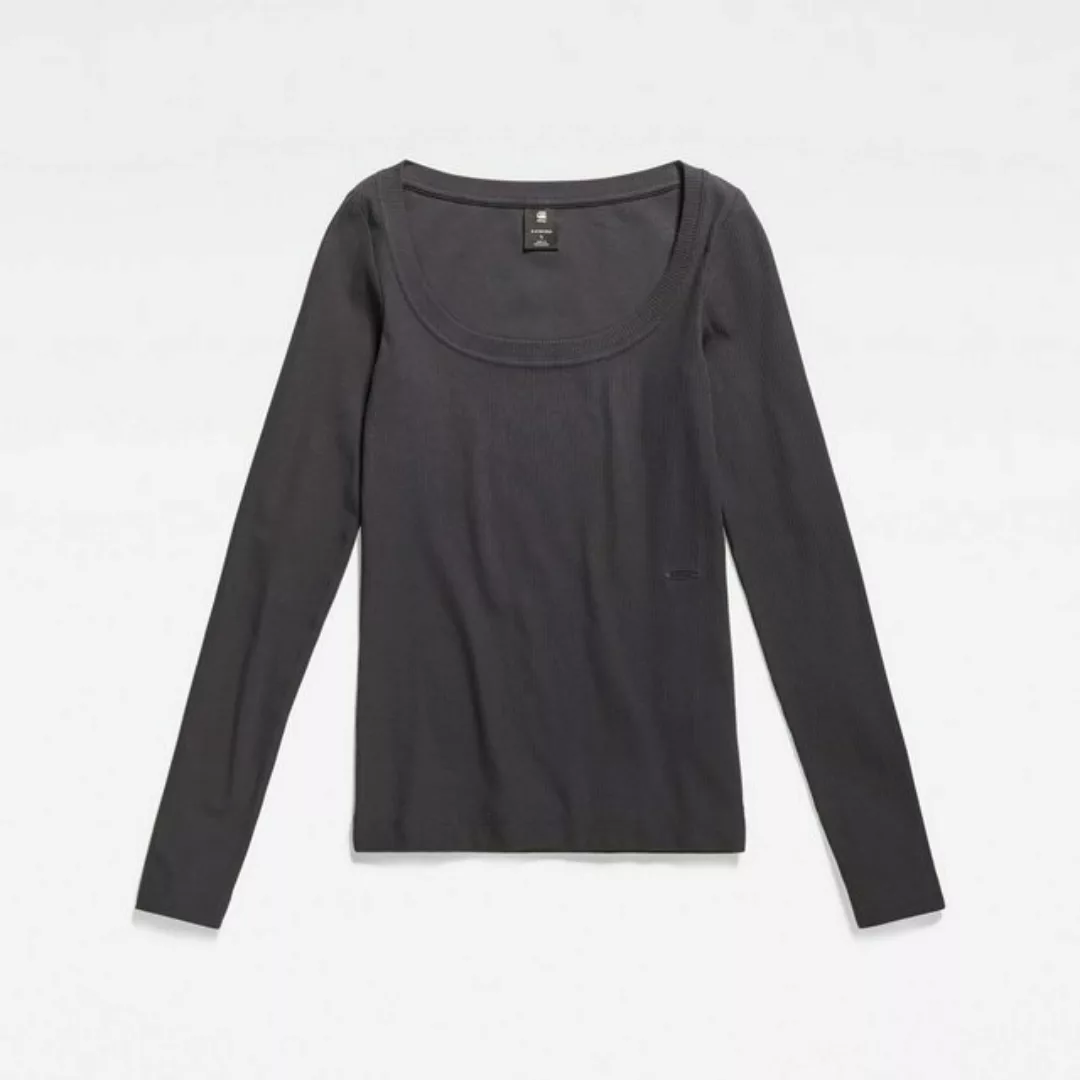 G-Star RAW T-Shirt Slim rib scoop t ls wmn günstig online kaufen