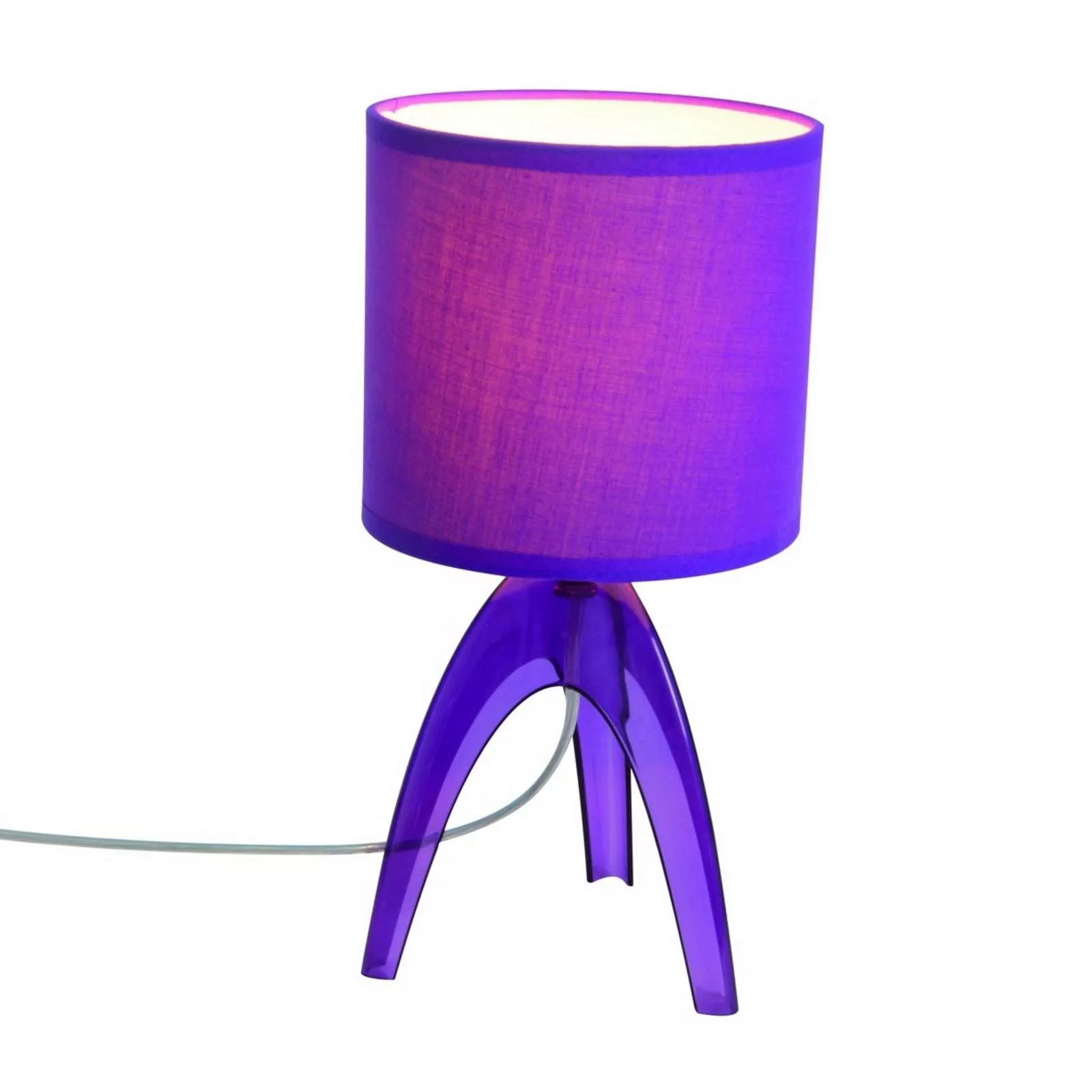 Trendige Tischleuchte Ufolino, violett günstig online kaufen
