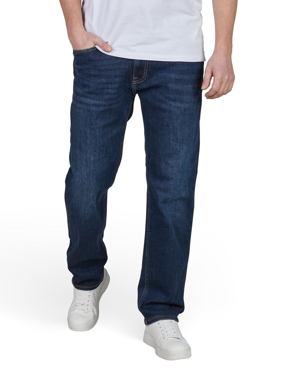 Jack & Jones Jeans Herren Stretch lang Straight Fit JJICLARK günstig online kaufen