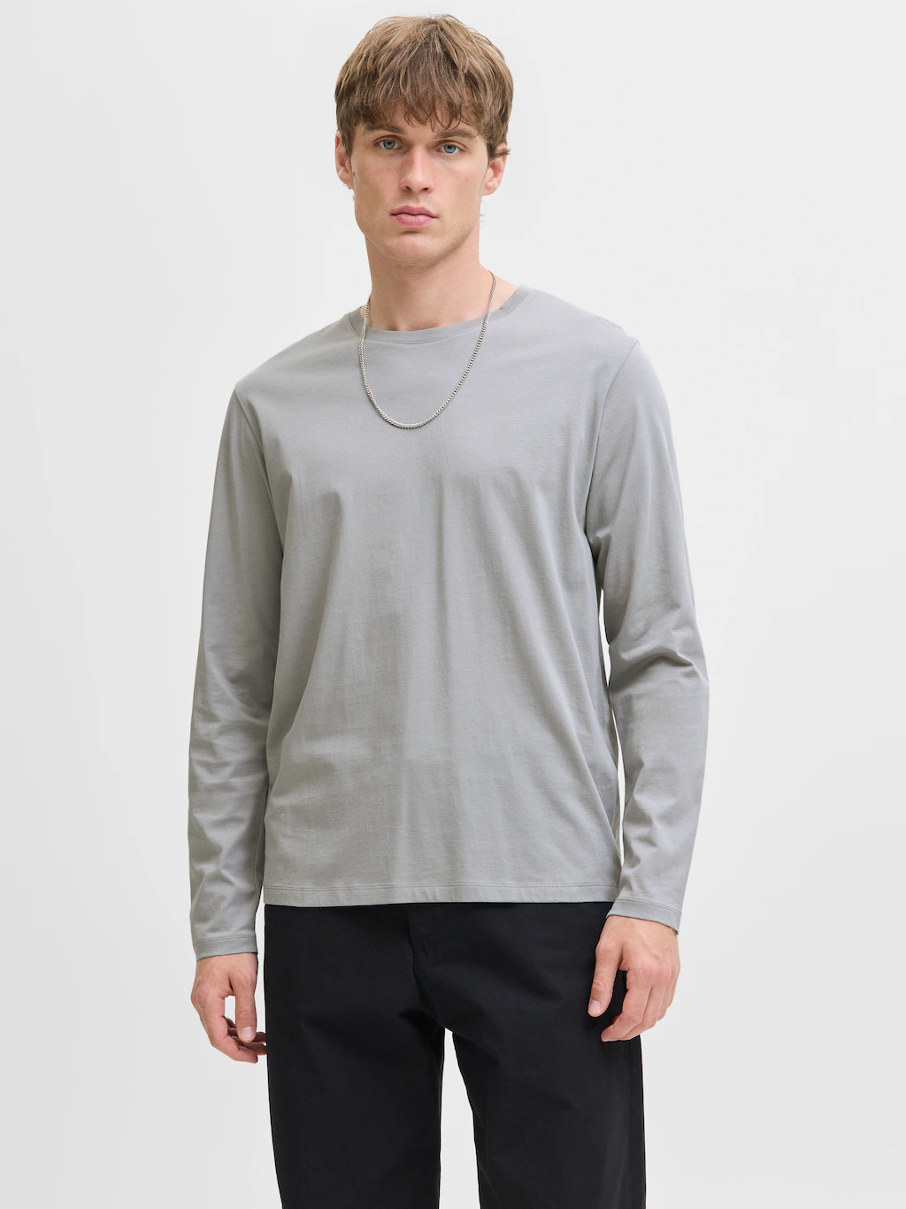 Jack & Jones Rundhalsshirt "JJEORGANIC BASIC TEE LS O-NECK NOOS" günstig online kaufen
