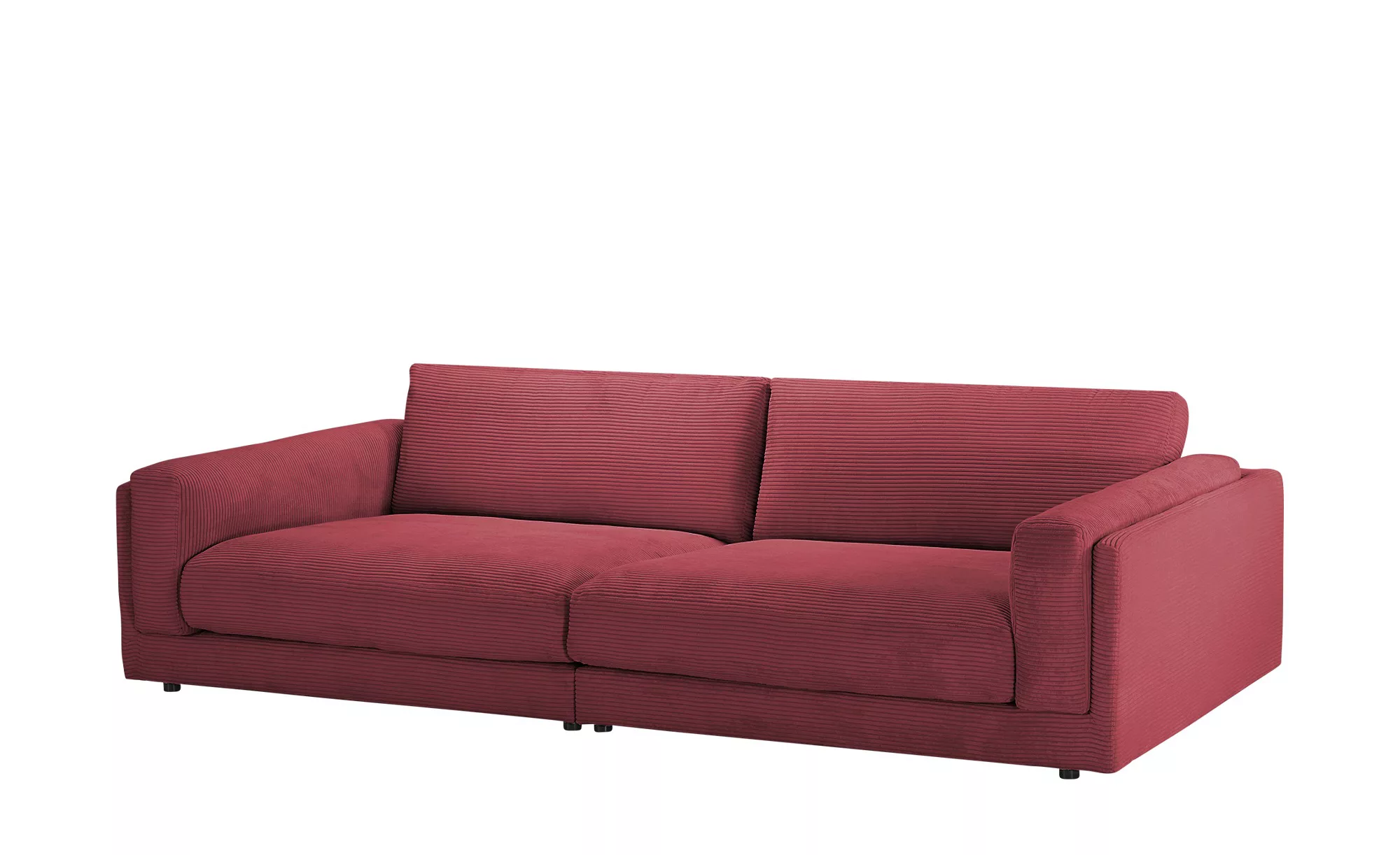 Jette Home Big Sofa aus Cord Roomy ¦ rot ¦ Maße (cm): B: 294 H: 85 T: 150 P günstig online kaufen