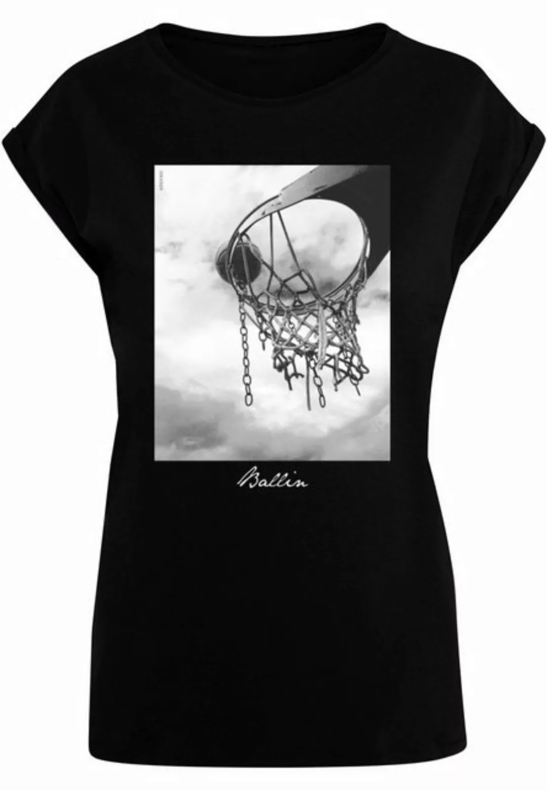 MisterTee T-Shirt MisterTee Damen Ladies Ballin 2.0 Extended Shoulder Tee ( günstig online kaufen