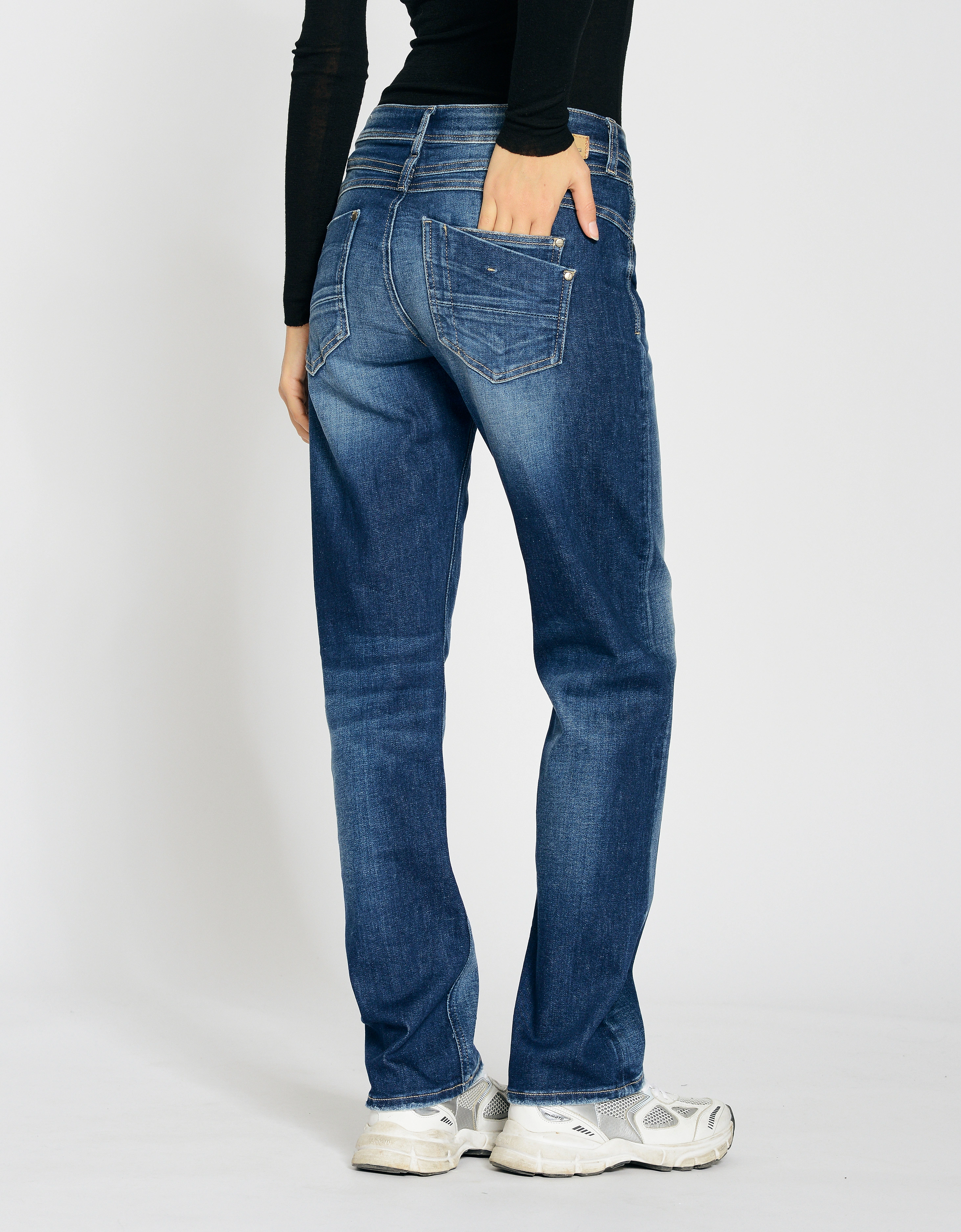 GANG Loose-fit-Jeans "94AMELIE STRAIGHT" günstig online kaufen