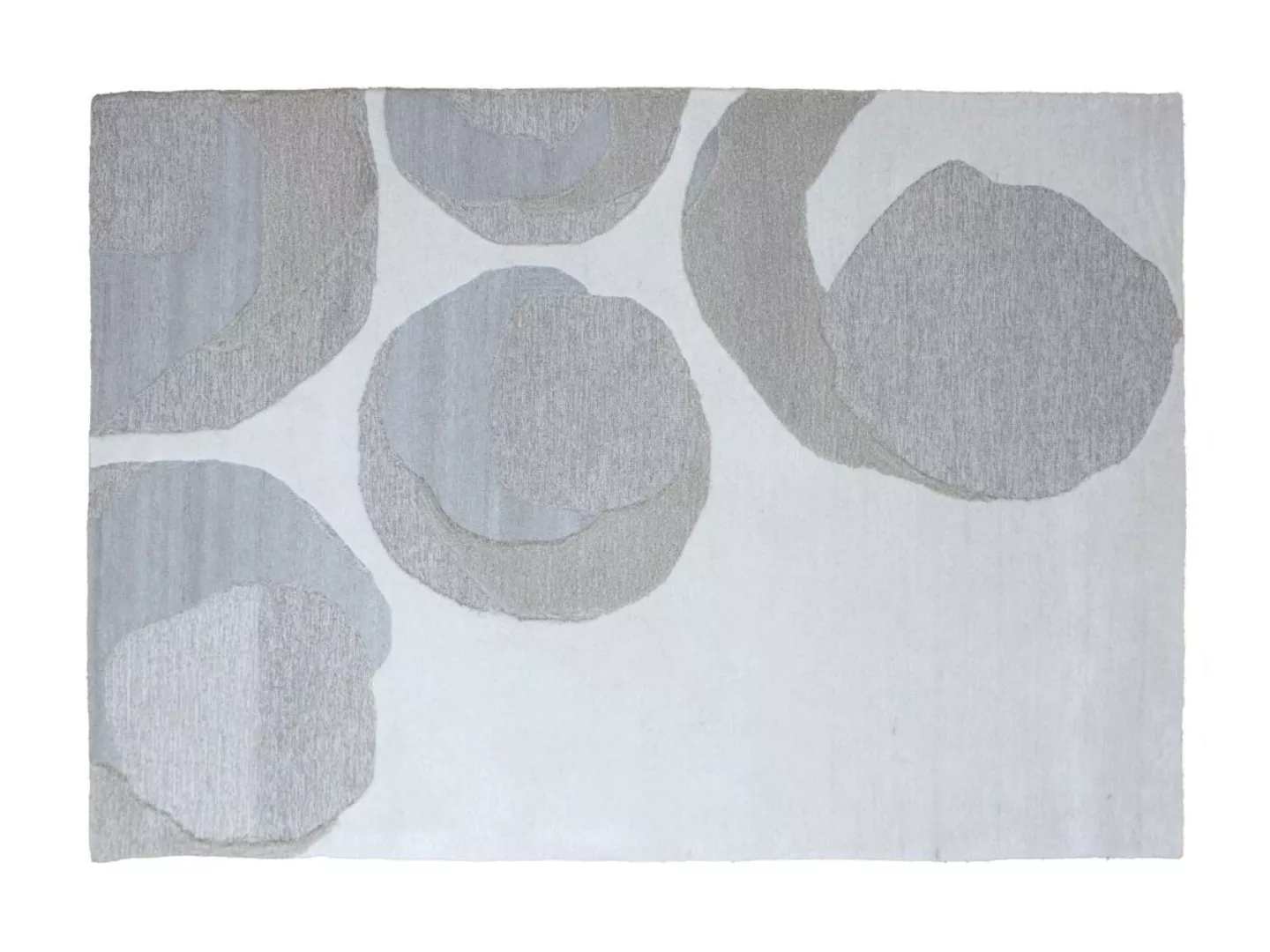 Teppich mit abstraktem Muster - Relief-Optik - Wolle & Viskose - 200 x 290 günstig online kaufen