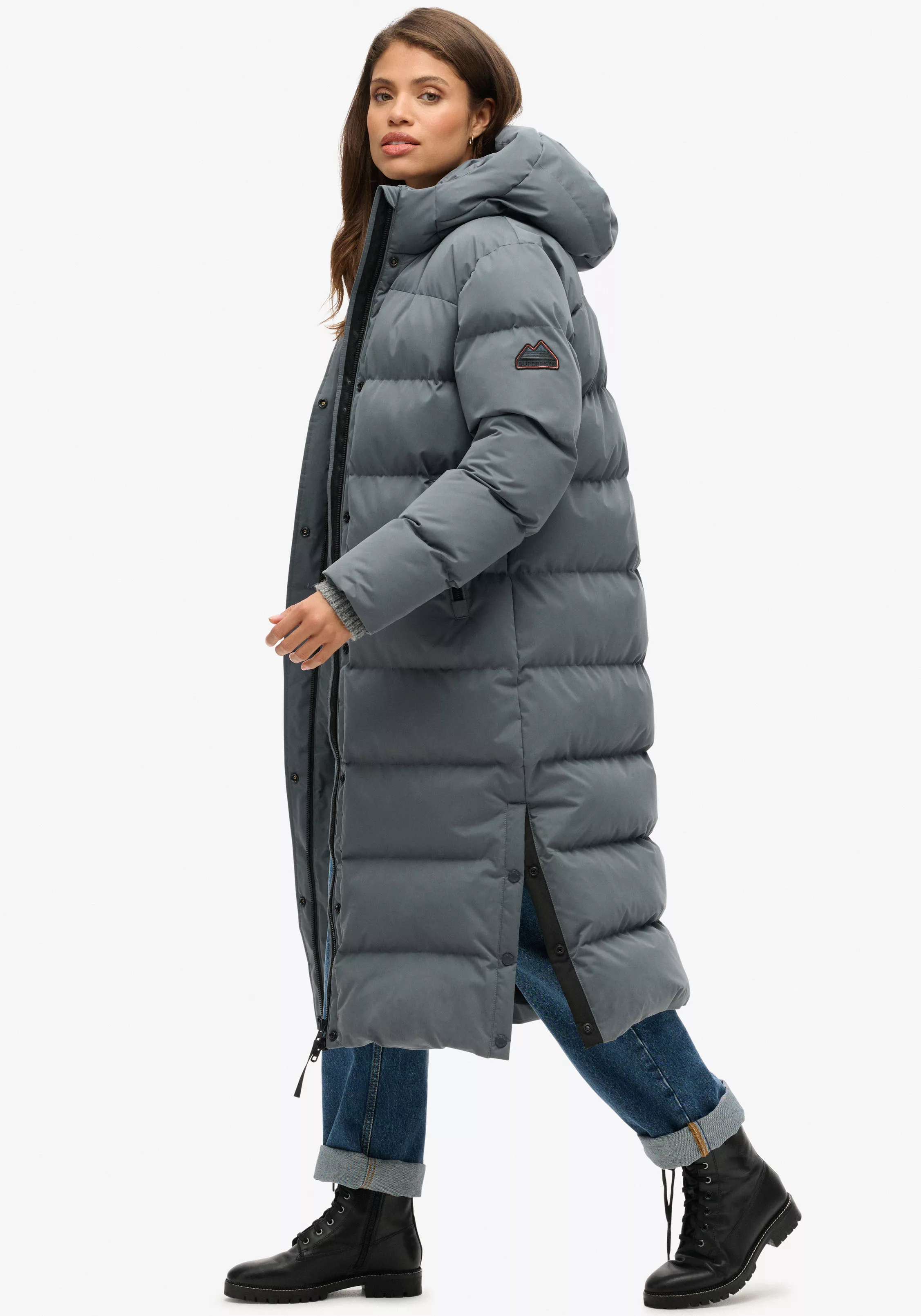 Superdry Steppjacke "MICROFIBRE LONGLINE PUFFER JKT" günstig online kaufen