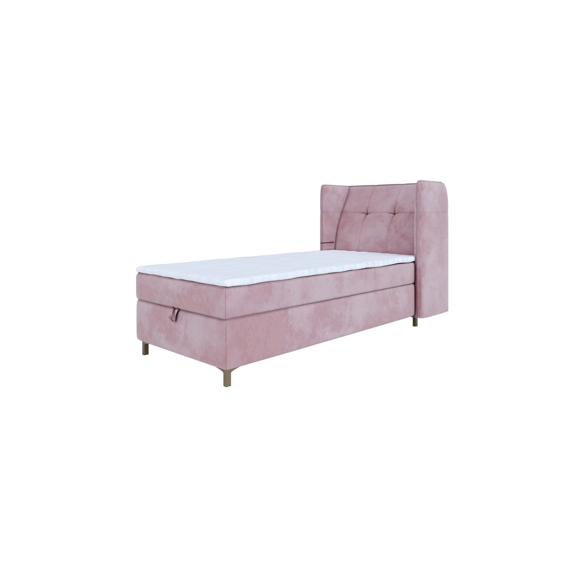 AN-MOEBEL4U Boxspringbett LOTOS in Samtstoff inkl. günstig online kaufen