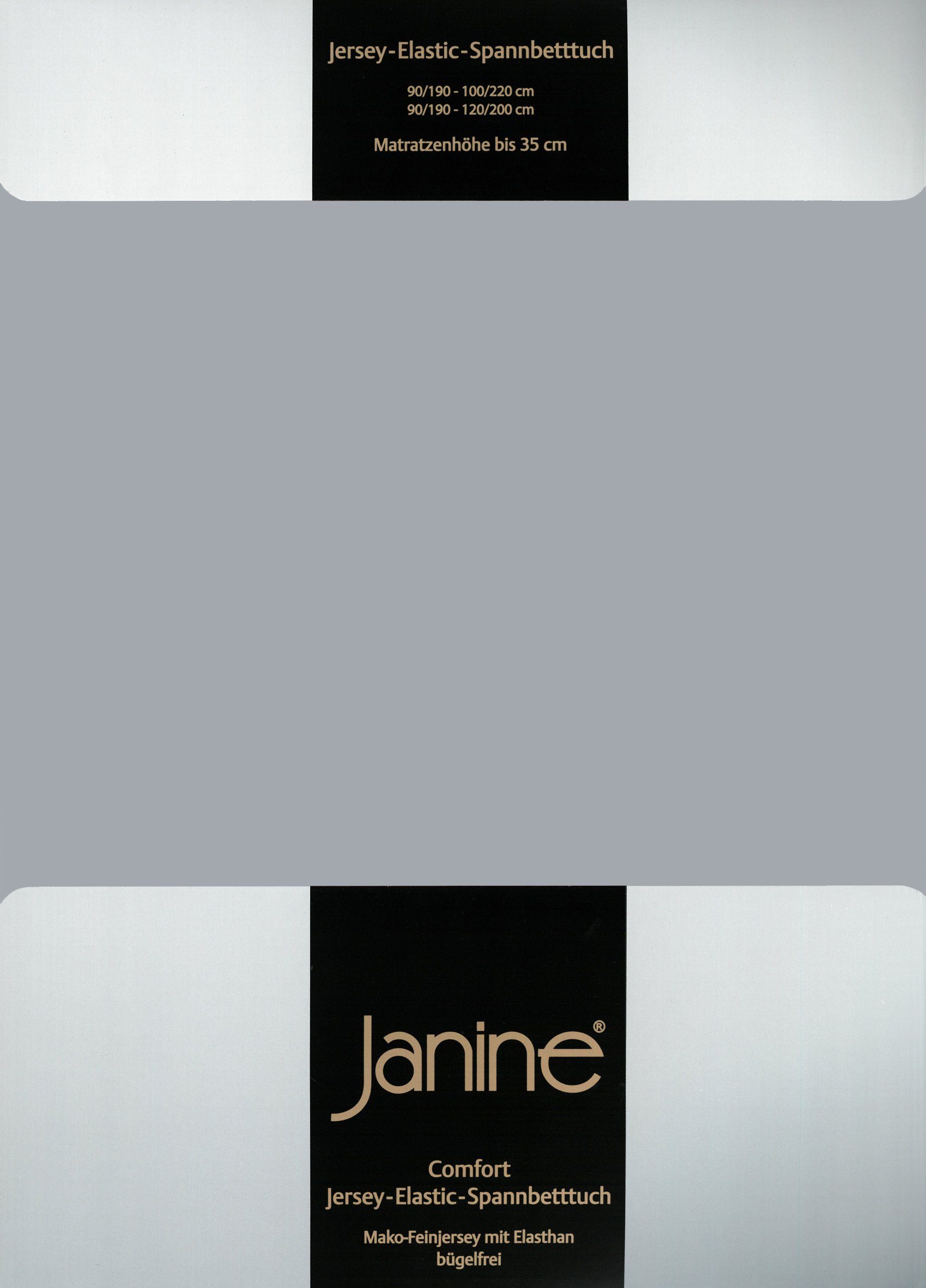 Janine Spannbettlaken ELASTIC 5002, Jersey-Elasthan, Gummizug: günstig online kaufen