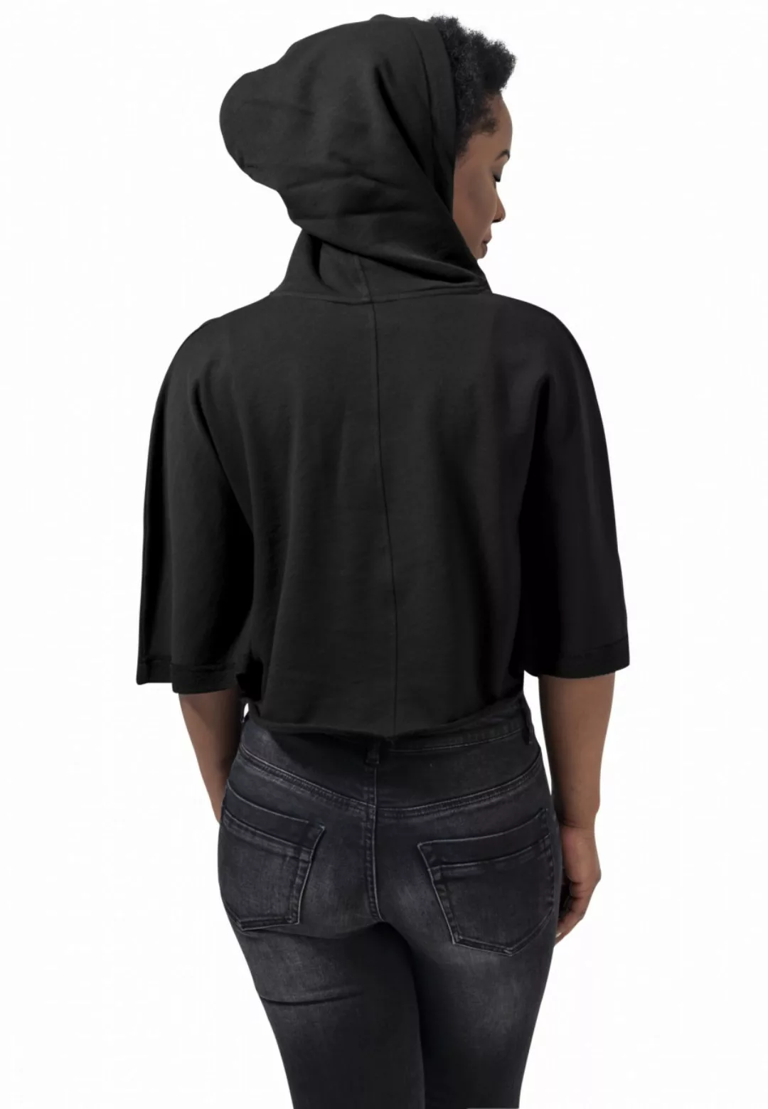 Urban Classics Damen Poncho Cropped Hooded günstig online kaufen