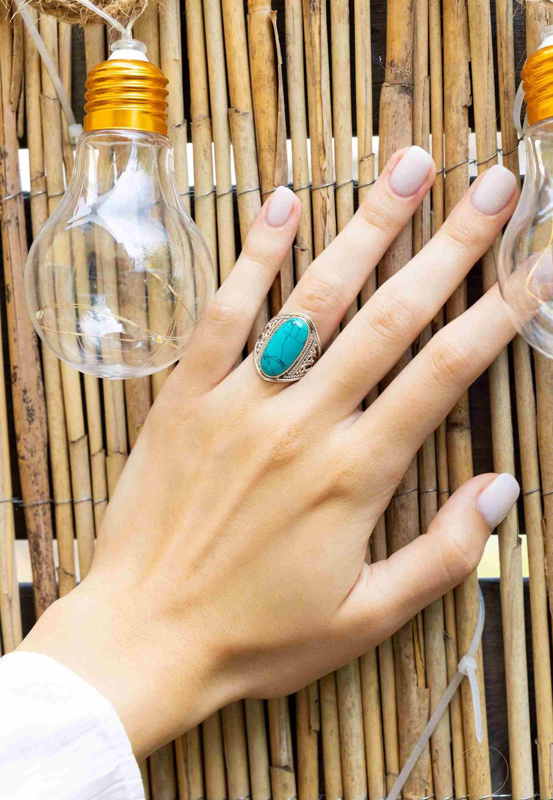 mantraroma Silberring DAHAB oval groß aus günstig online kaufen