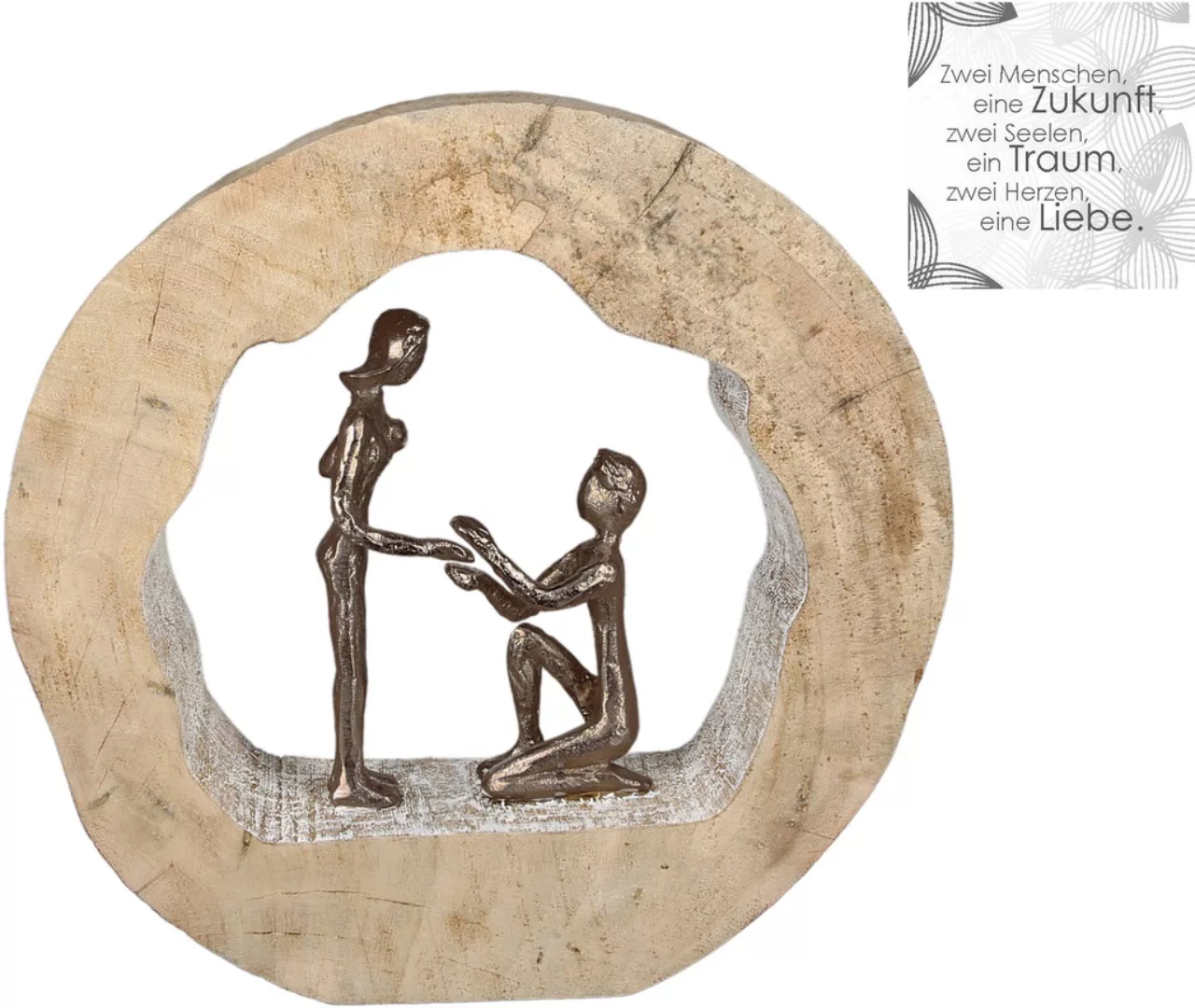 Casablanca by Gilde Dekofigur "Skulptur "Antrag"" günstig online kaufen