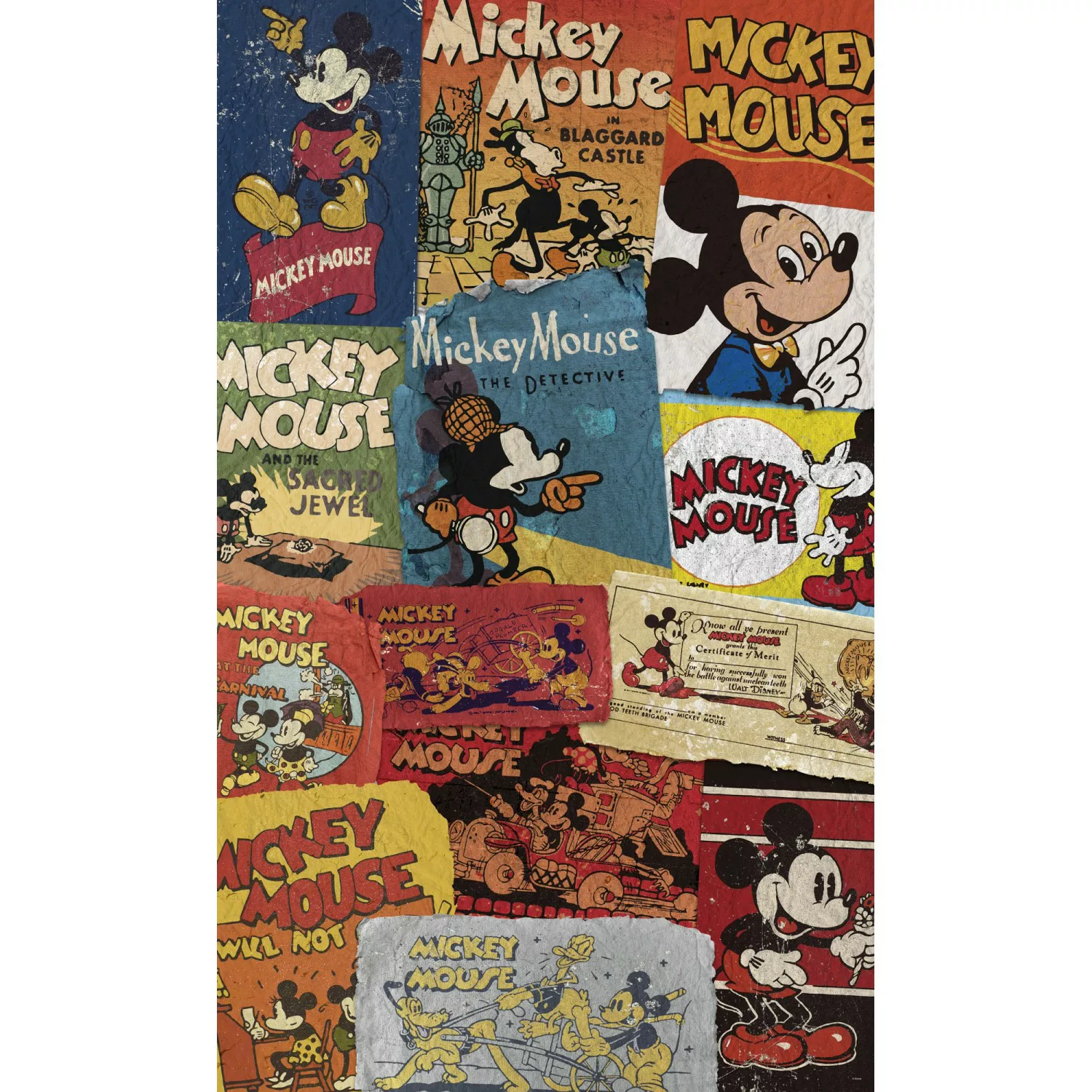 Komar Fototapete Vlies Mickey - Billboard  120 x 200 cm günstig online kaufen