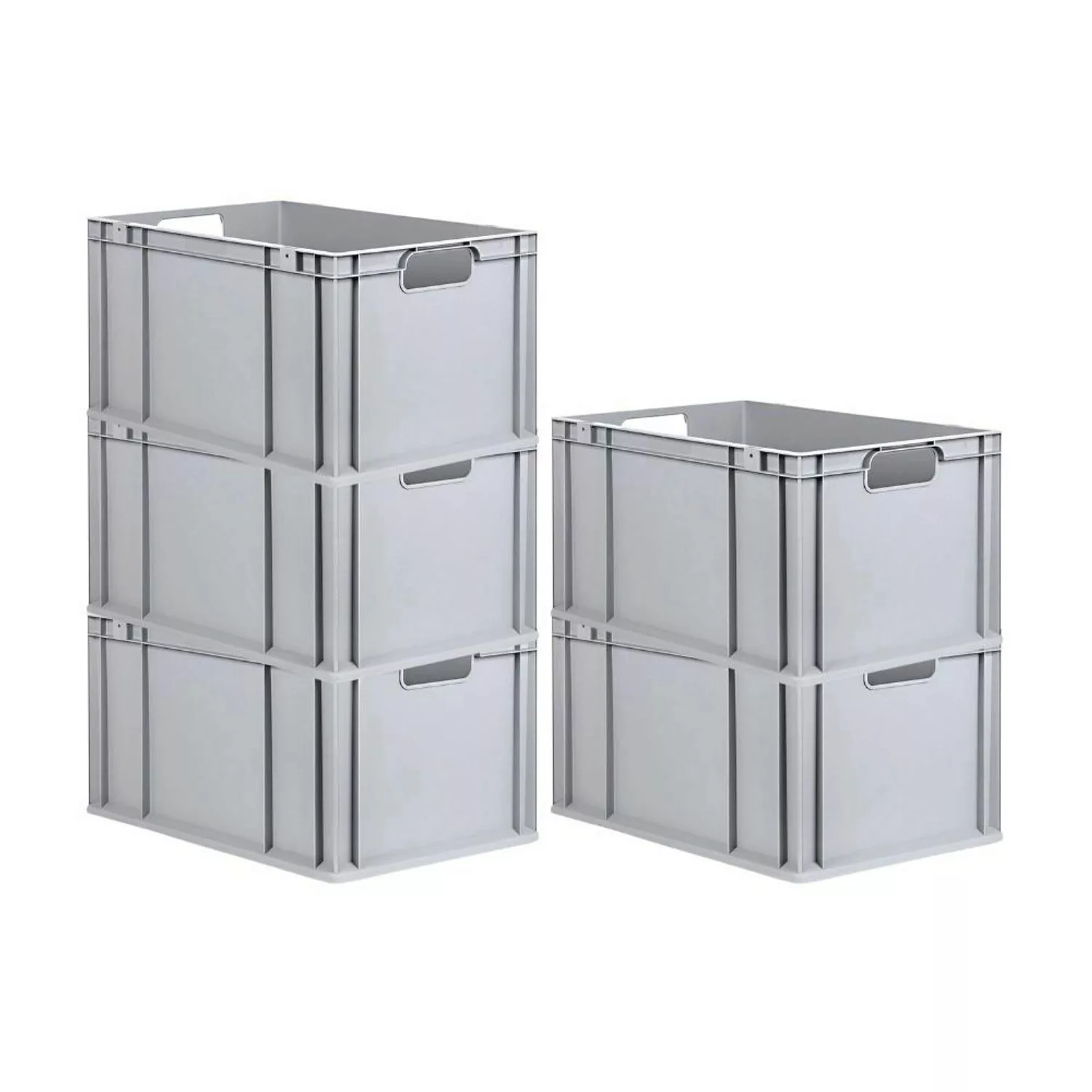 PROREGAL Spar Set 5x Eurobox Nextgen Economy Griffe Offen HxBxT 32 x 40 x 6 günstig online kaufen