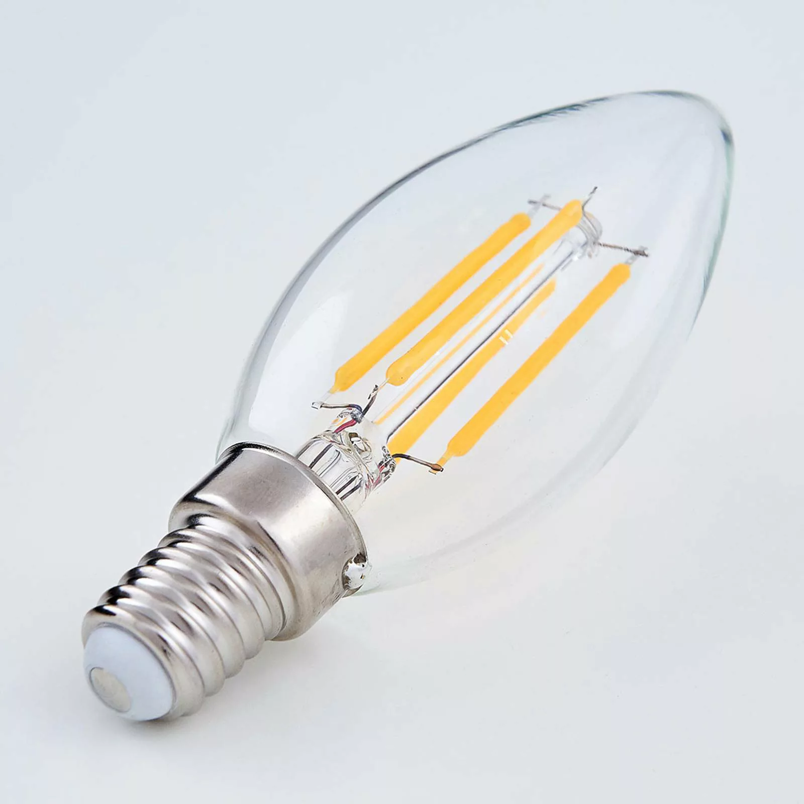 E14 LED-Kerzenlampe Filament 4W, 470 lm, 2.700 K günstig online kaufen