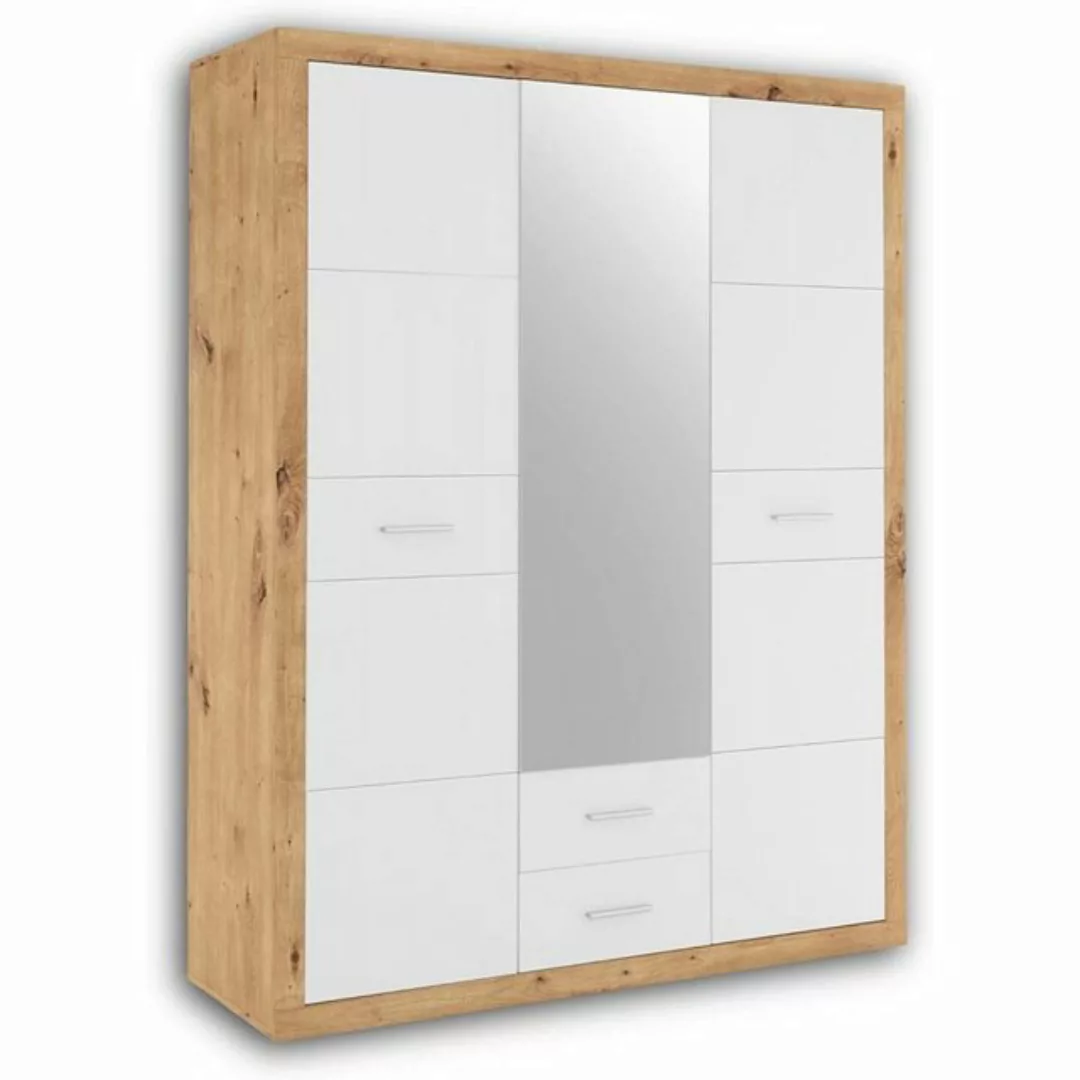 Pol-Power Kleiderschrank 151 x 198 x 55 cm (B/H/T) günstig online kaufen