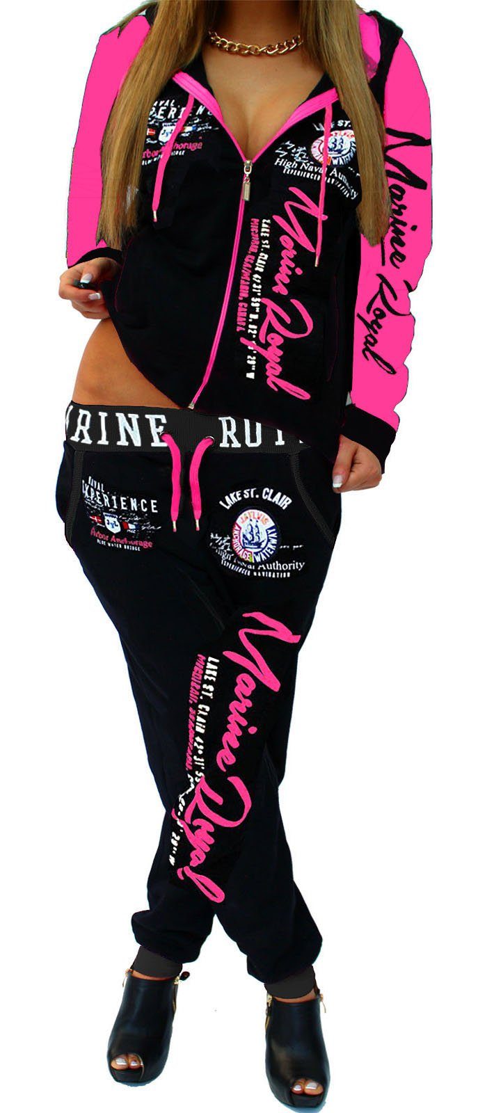 Jaylvis Jogginganzug Damen Trainingsanzug Sportanzug Freizeitanzug günstig online kaufen