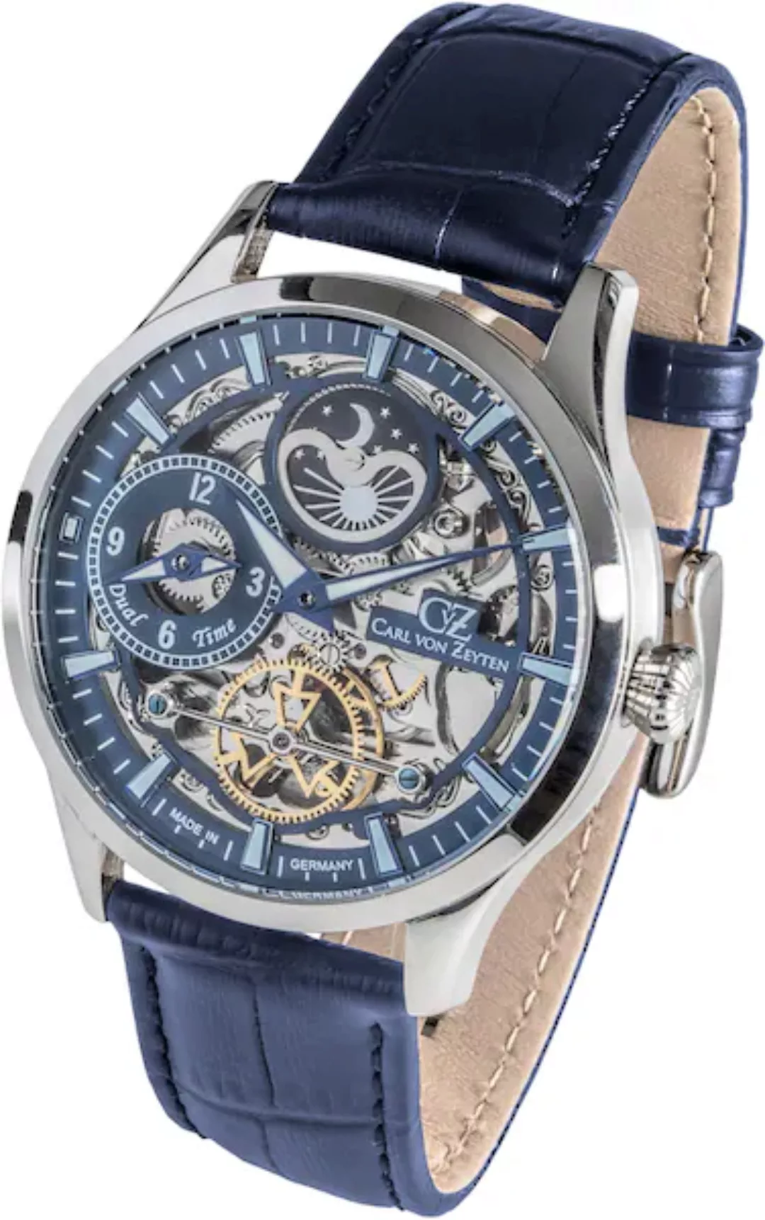 Carl von Zeyten Automatikuhr »Freiburg, CVZ0063BL«, Armbanduhr, Herrenuhr, günstig online kaufen