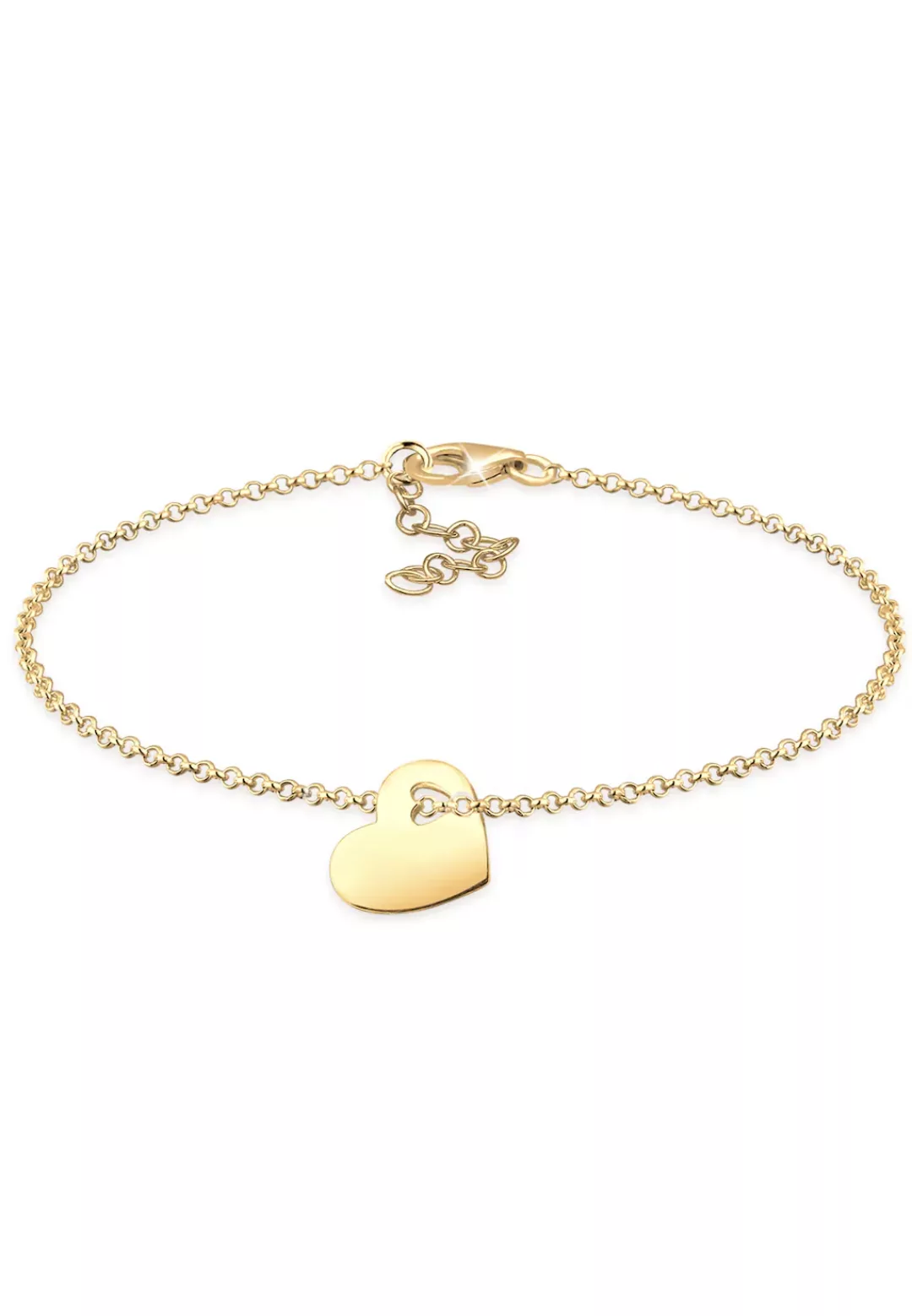 Elli Armband "Herz Anhänger Symbol Liebe 925 Silber" günstig online kaufen