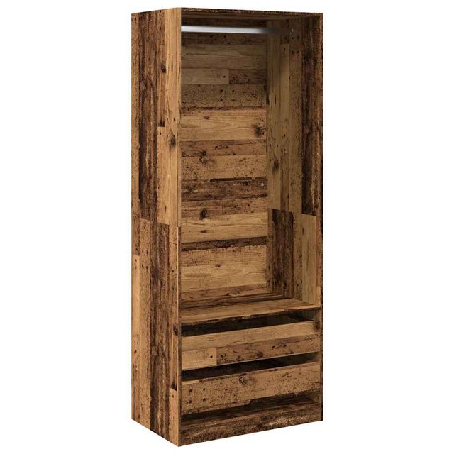 vidaXL Kleiderschrank Kleiderschrank Altholz-Optik 80x50x200 cm Holzwerksto günstig online kaufen