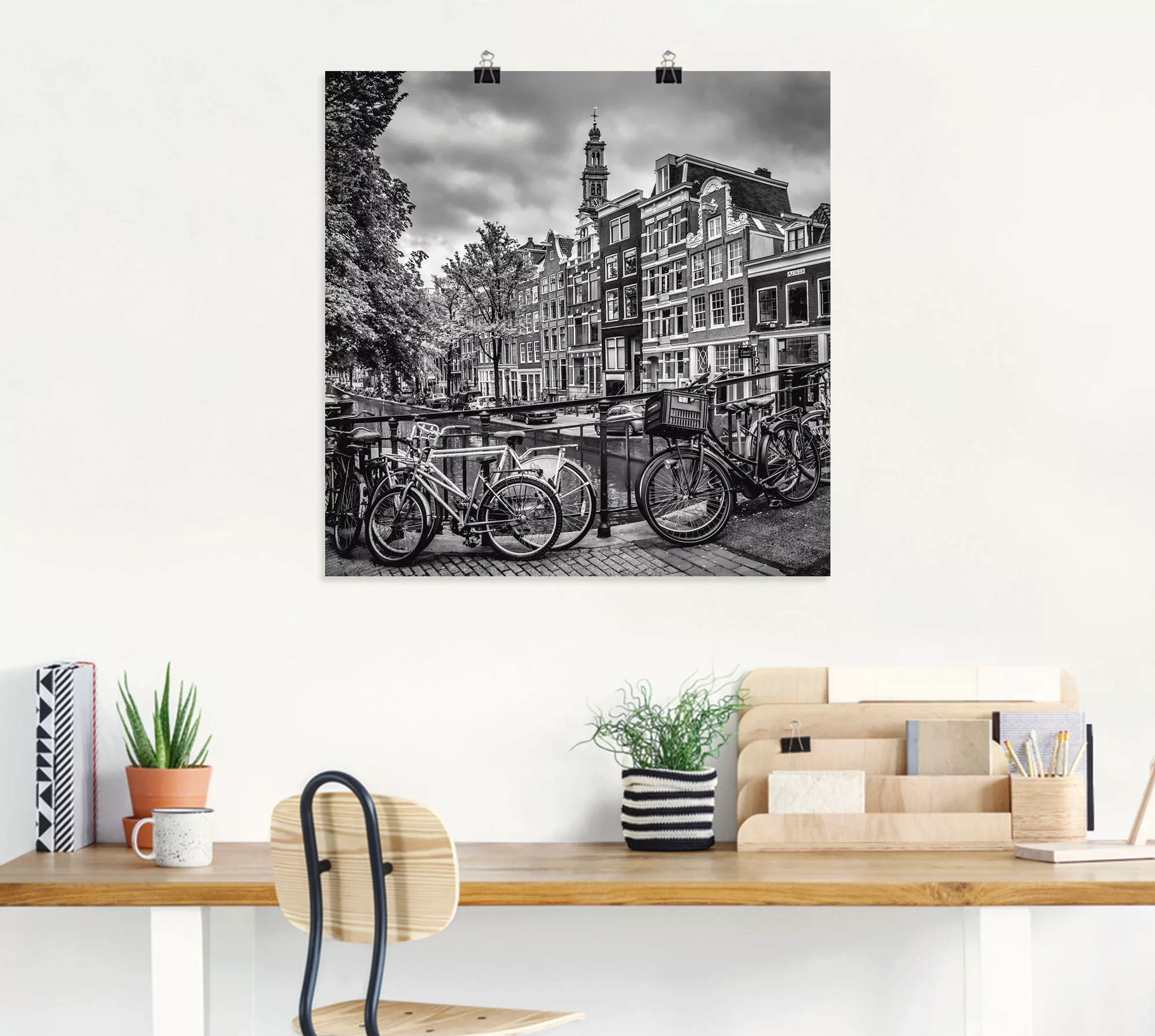 Artland Poster "Amsterdam Bloemgracht II", Amsterdam, (1 St.), als Alubild, günstig online kaufen