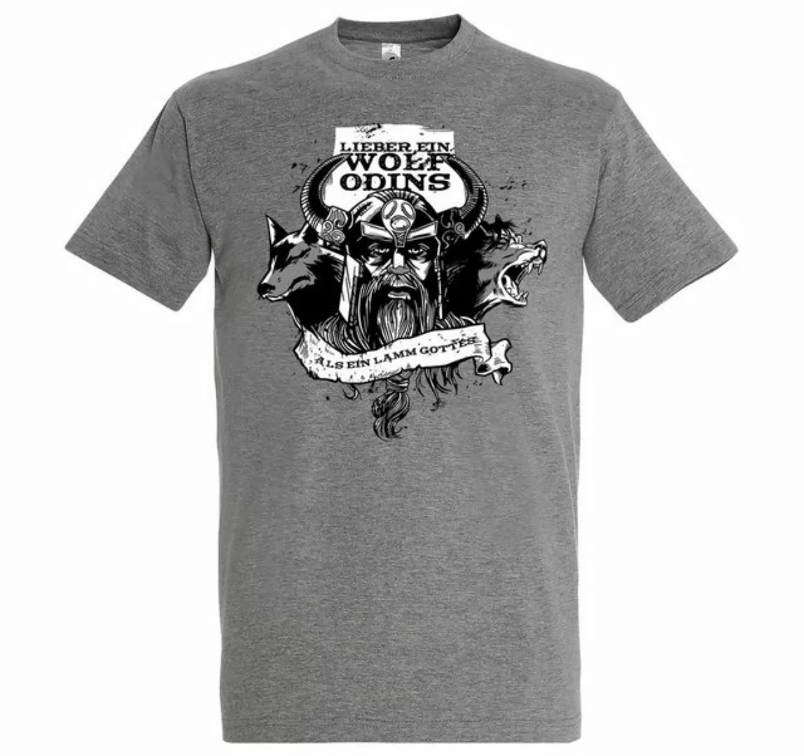 Youth Designz Print-Shirt "Lieber ein Wolf Odins" Herren T-Shirt mit lustig günstig online kaufen