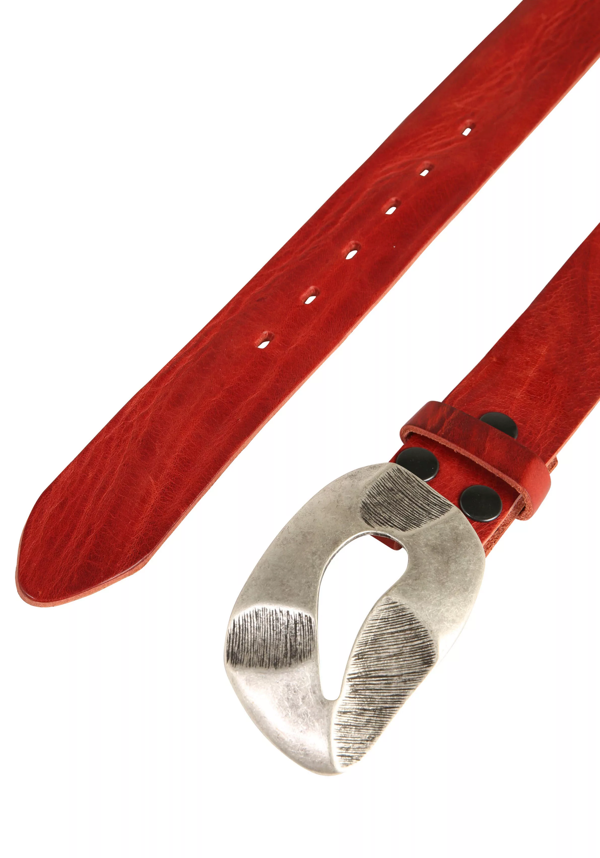 RETTUNGSRING by showroom 019 Ledergürtel, Schließe "Seepferd Oval Silber Mi günstig online kaufen