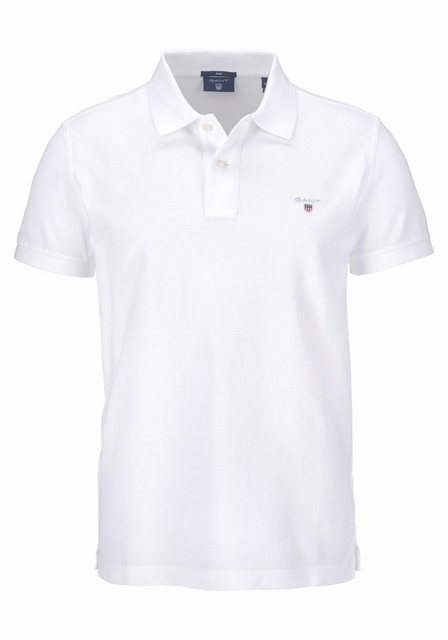 Gant Poloshirt ORIGINAL PIQUE SS RUGGER mit Flachstrickkragen günstig online kaufen