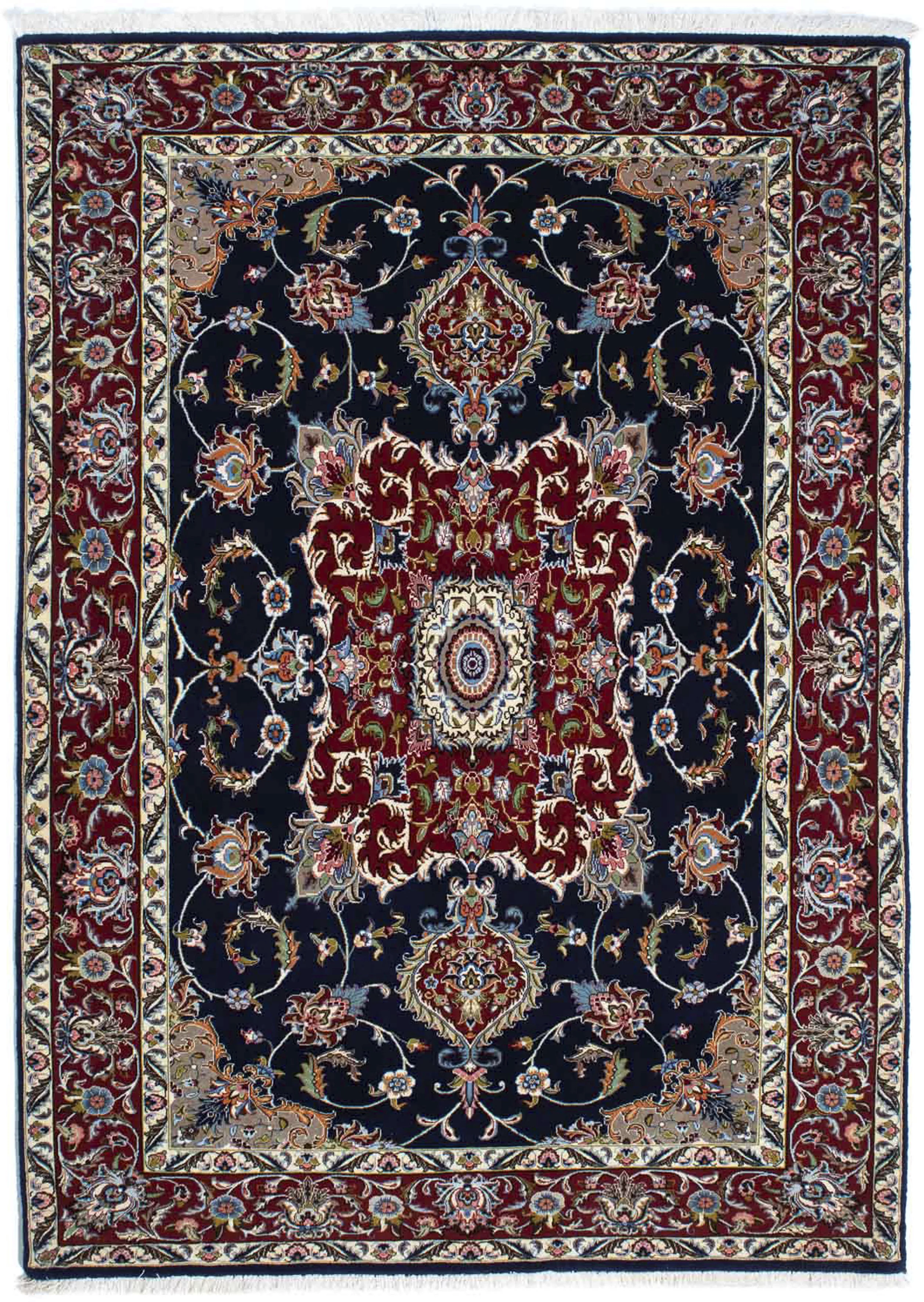 morgenland Orientteppich »Perser - Ghom - 198 x 142 cm - dunkelblau«, recht günstig online kaufen