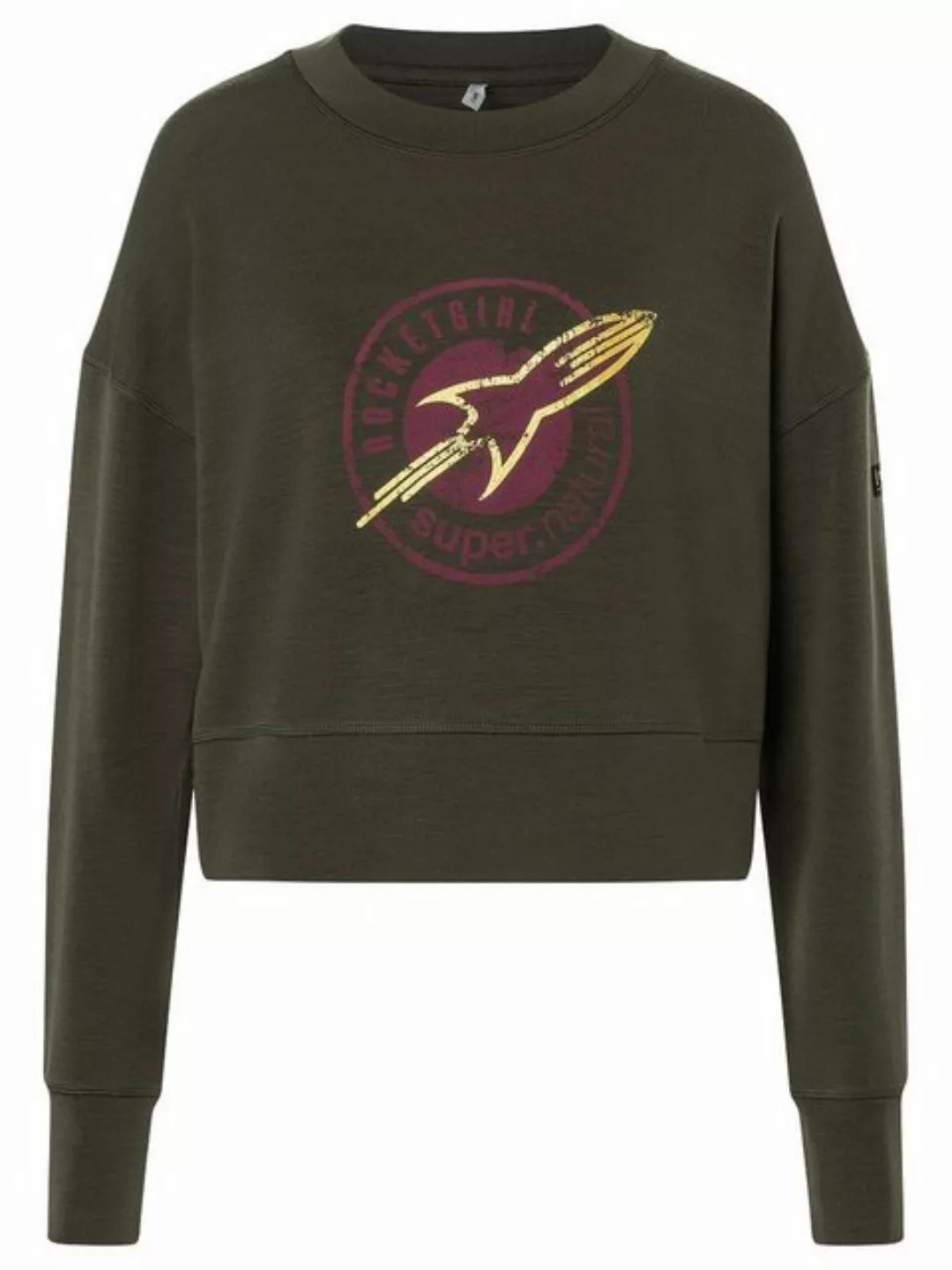 SUPER.NATURAL Sweatshirt Merino Pullover W ROCKET260 CREWNECK SWEATER funkt günstig online kaufen