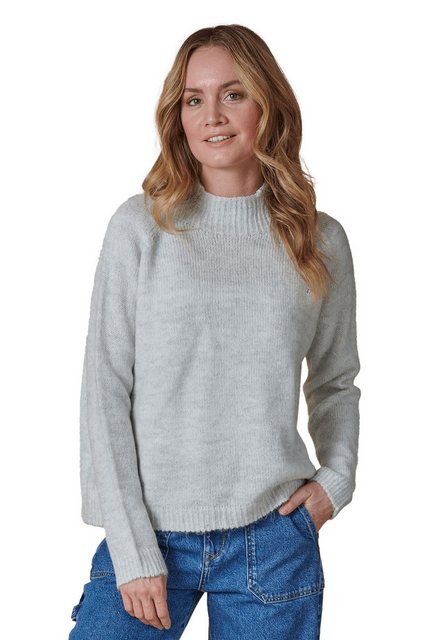 Zhrill Strickpullover Strickpullover ZHAINO Grau Care Label vor dem Waschen günstig online kaufen