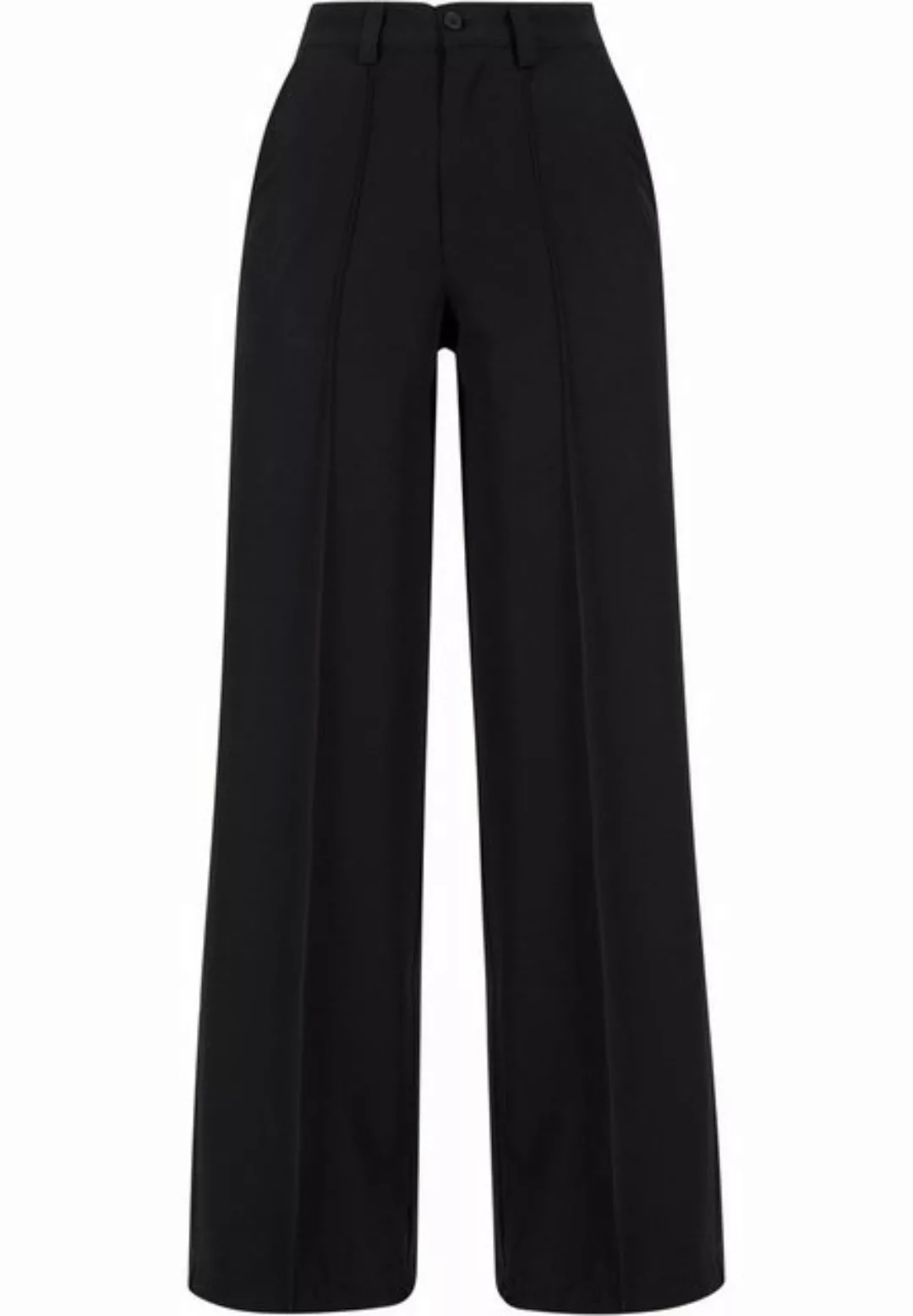 URBAN CLASSICS Stoffhose Urban Classics Damen Ladies Wide Pleated Pants (1- günstig online kaufen