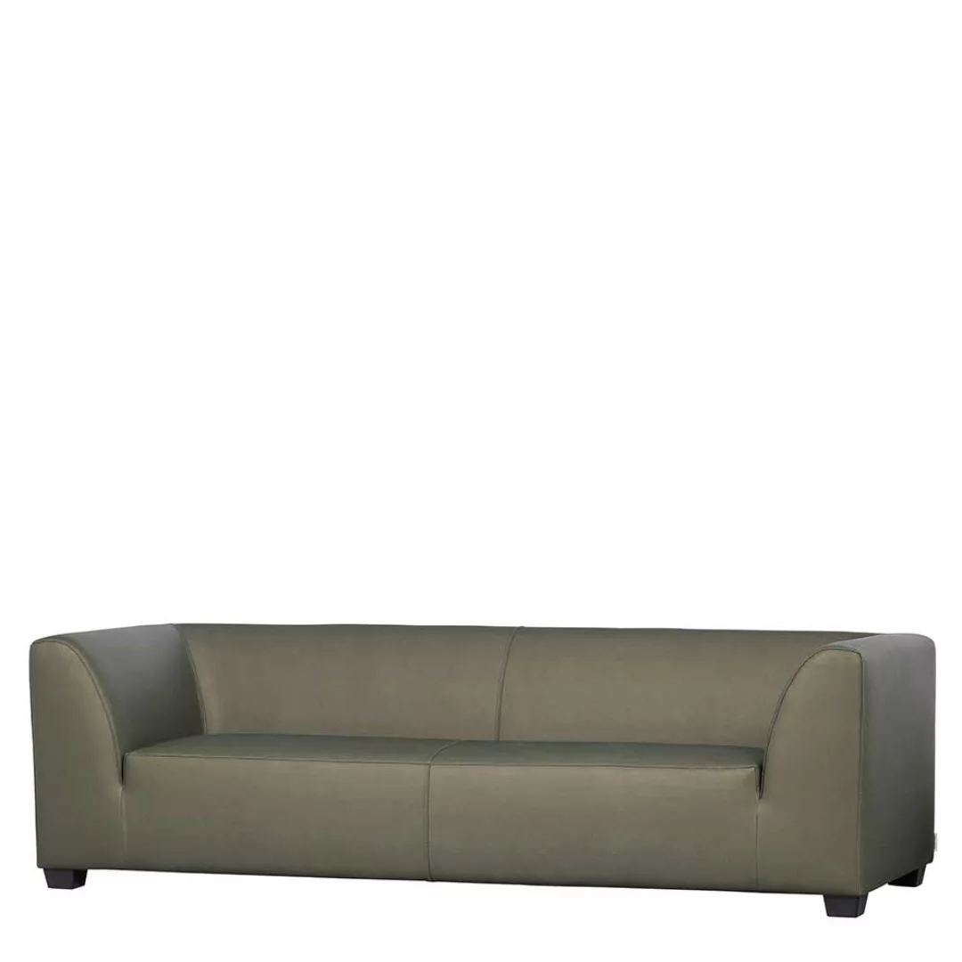 In- und Outdoor Lounge Sofa in Dunkelgrün 230 cm breit günstig online kaufen
