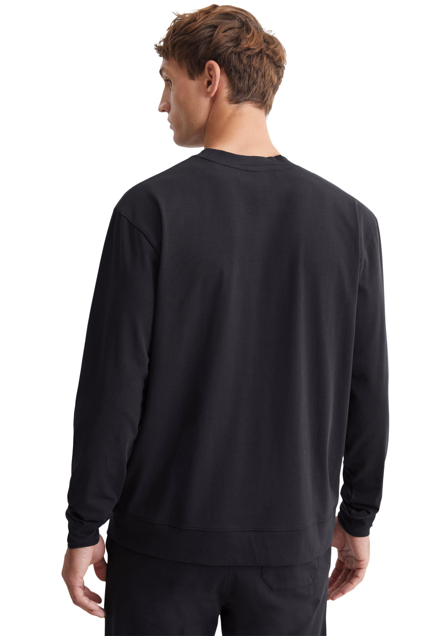 Marc O'Polo Longsleeve mit weichem, elastischem Rundhalsausschnitt günstig online kaufen