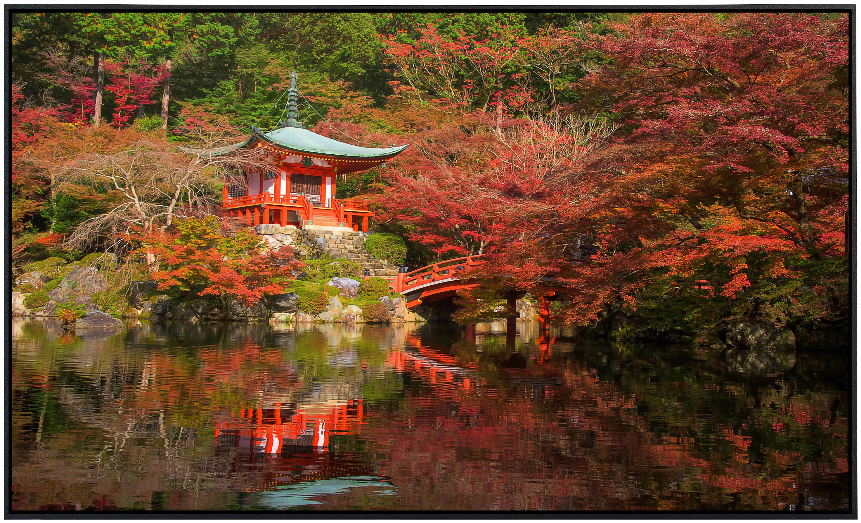 Papermoon Infrarotheizung »Japanischer Garten«, sehr angenehme Strahlungswä günstig online kaufen
