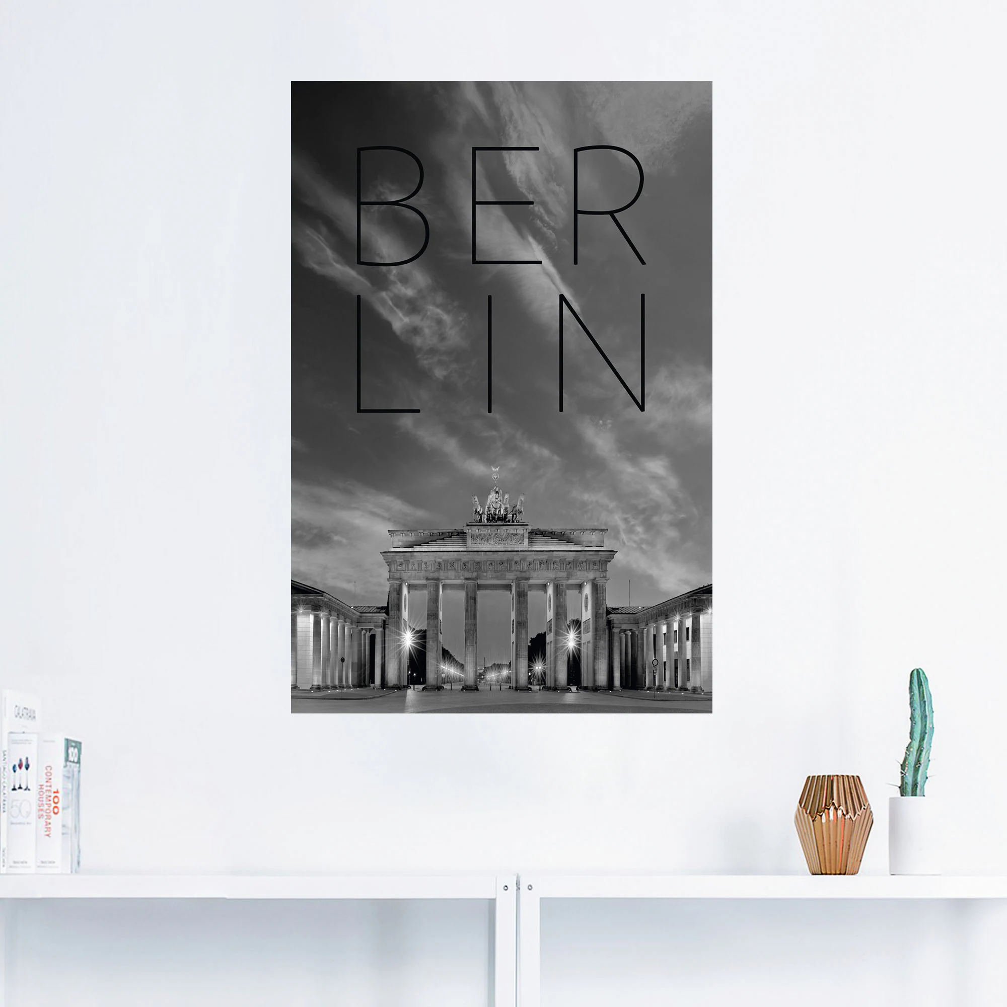 Artland Wandbild »Brandenburger Tor in Berlin«, Berlin, (1 St.), als Poster günstig online kaufen