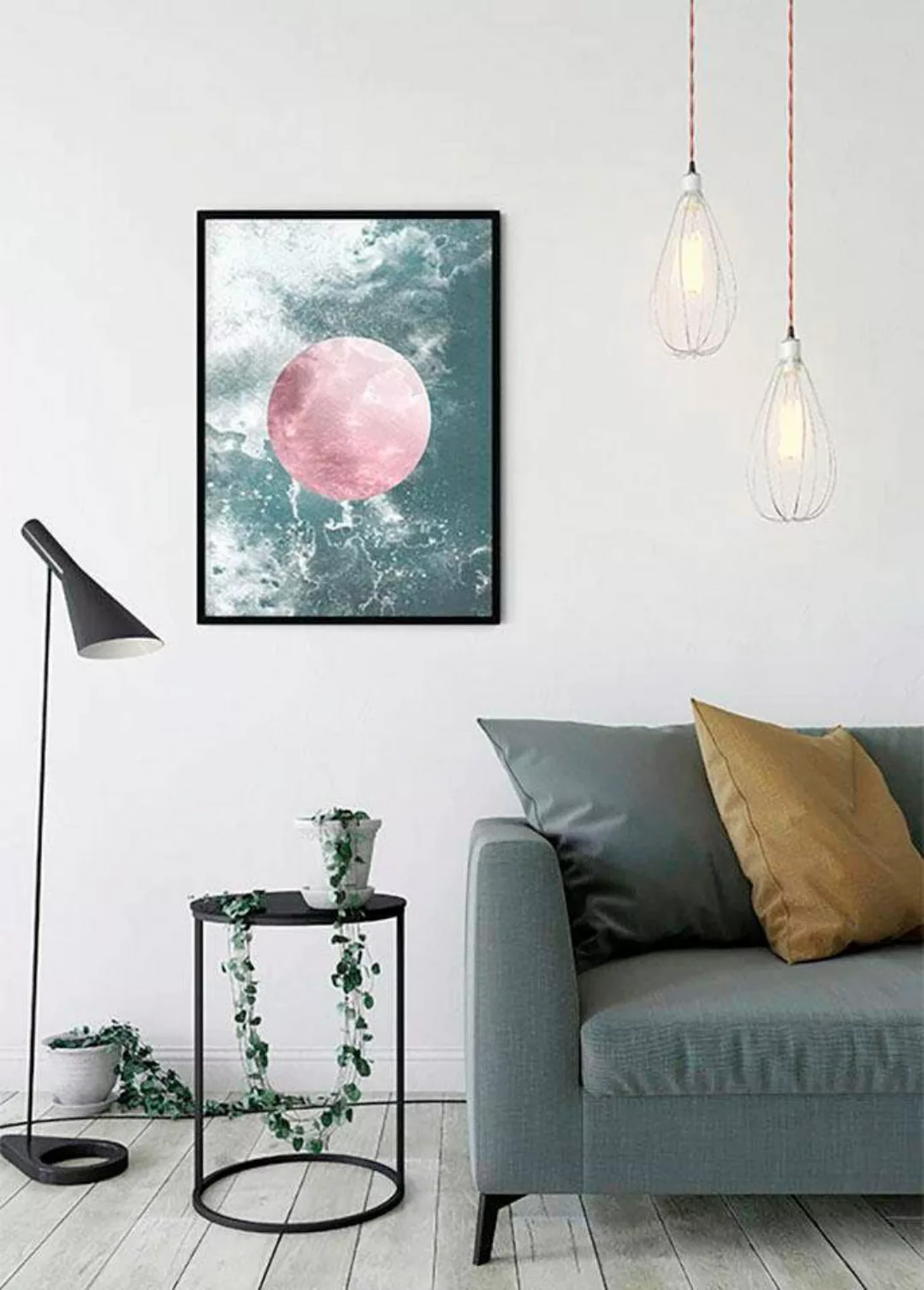 Komar Poster "Solum Aqua", Abstrakt, (1 St.), Kinderzimmer, Schlafzimmer, W günstig online kaufen