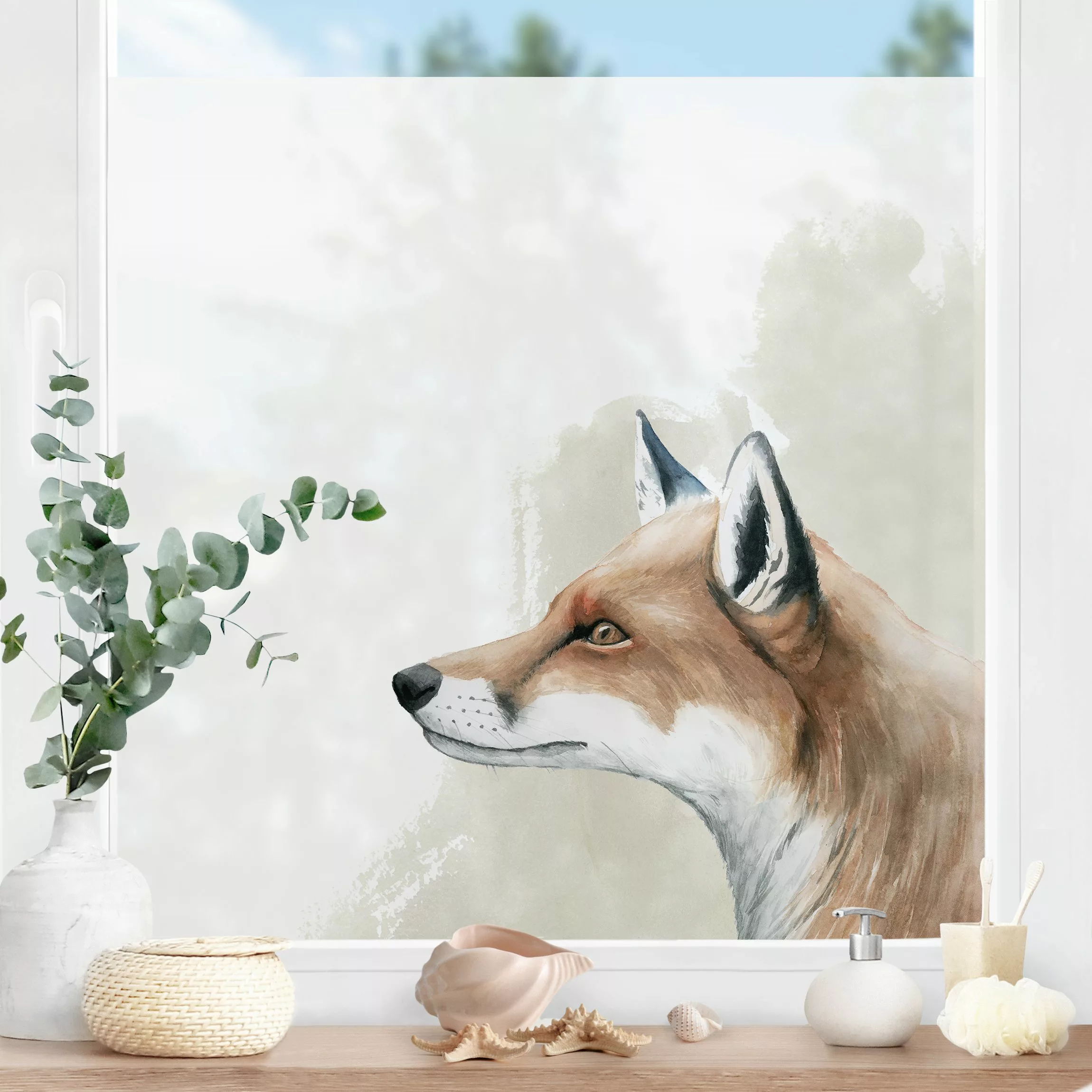 Fensterfolie Waldfreunde - Fuchs günstig online kaufen